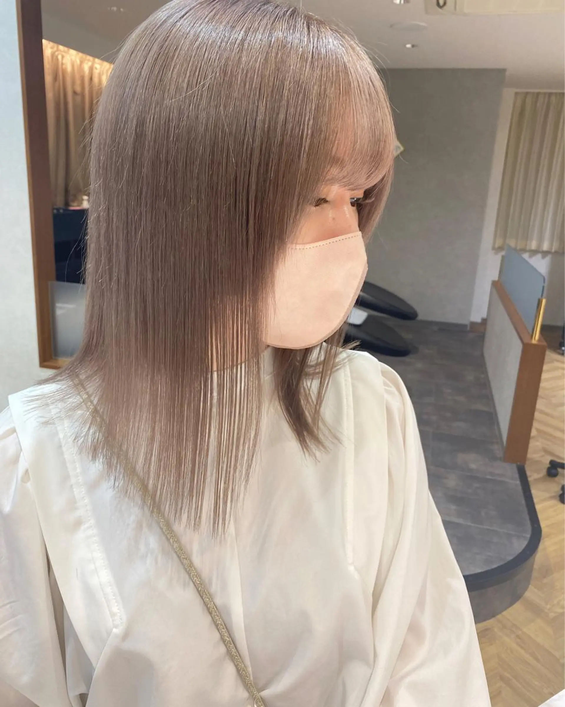 ミディアム 顔周り🇰🇷韓国 レイヤー/モエのヘアスタイル