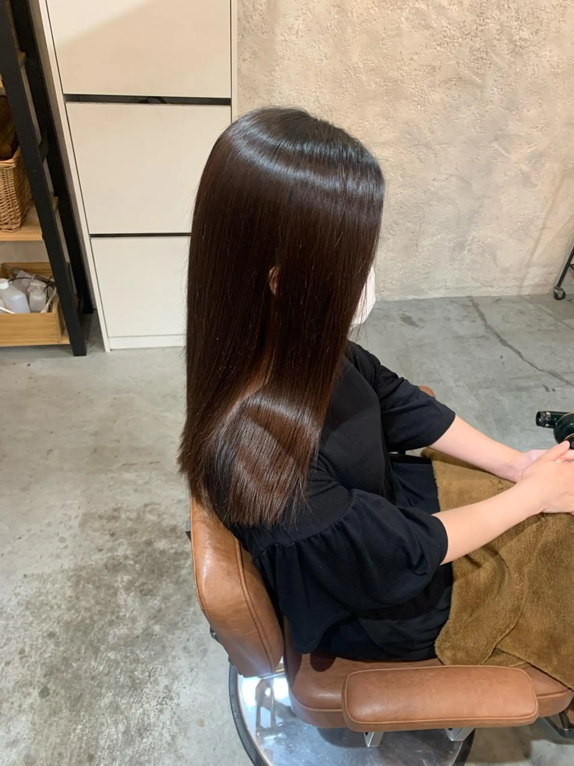 ロング みうら ありさのヘアスタイル