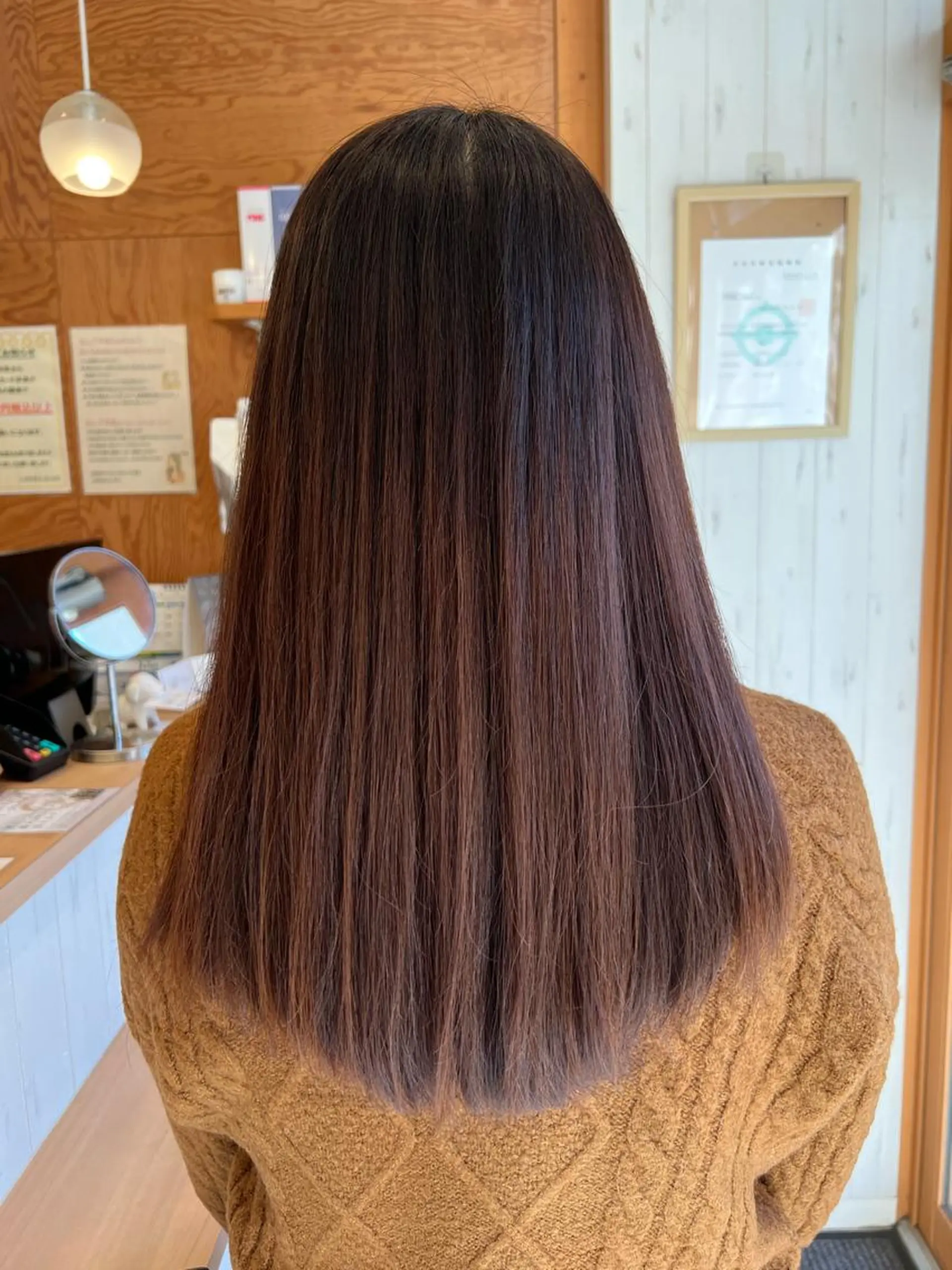 セミロング カット トリートメント TELA HAIR 幕張本郷店 千尋のヘアスタイル
