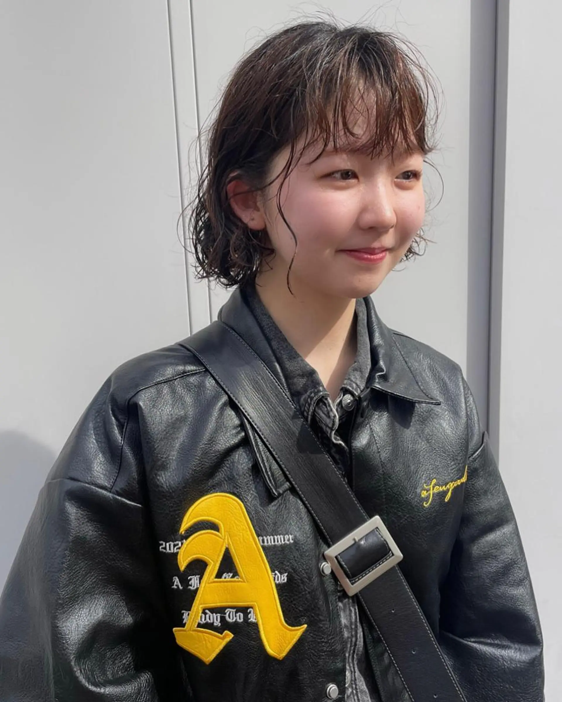 ミディアム ボブカットモデル/パ ーマ/harunaのヘアスタイル