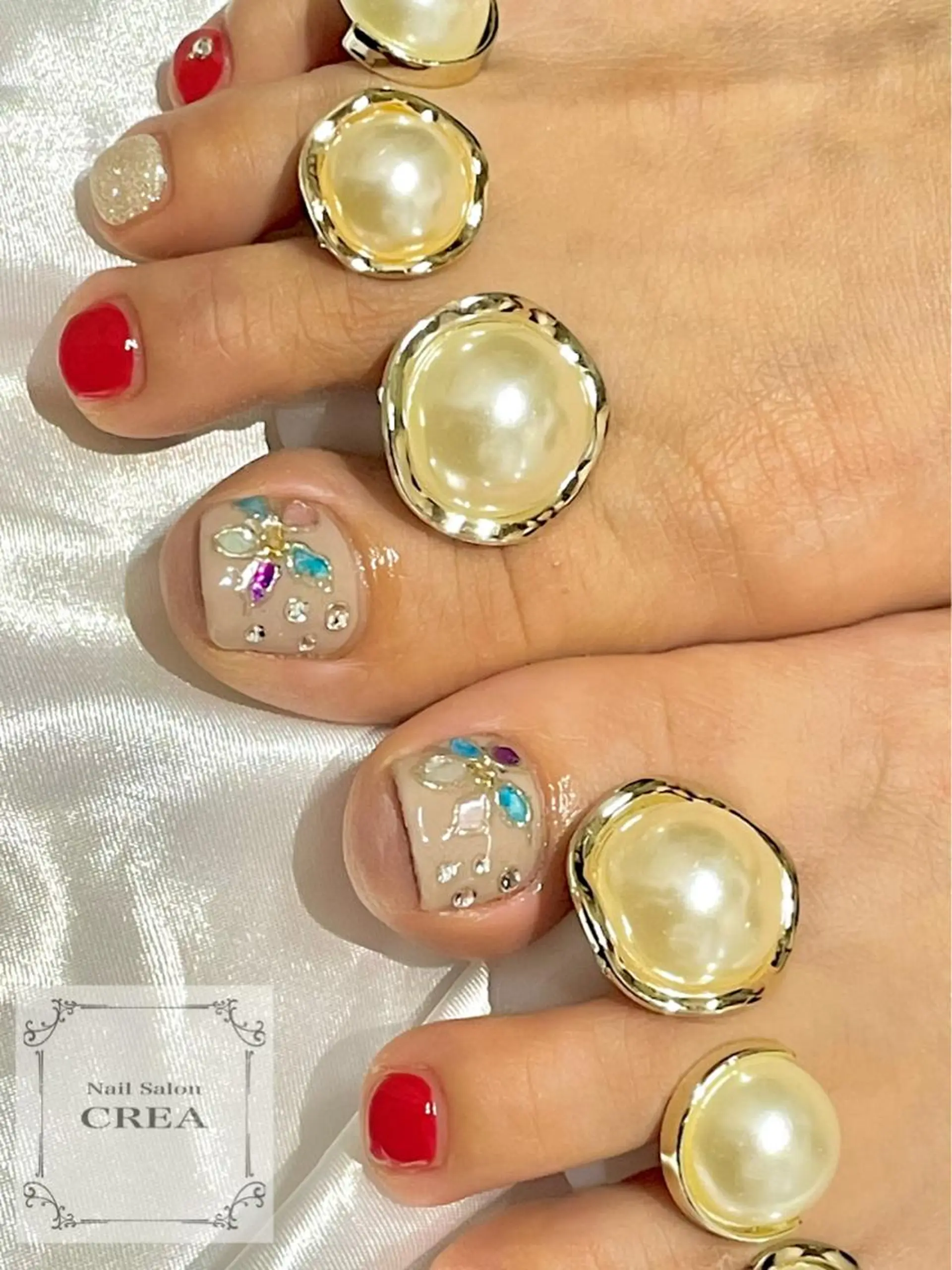 ネイル フットネイル NailSalon CREAのネイルデザイン