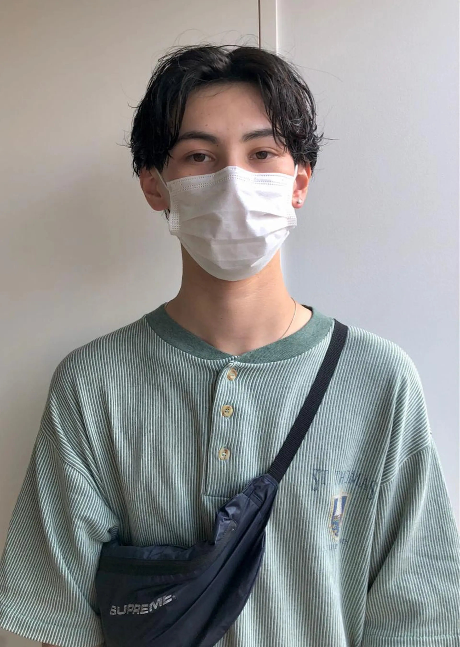 メンズ センターパート メンズパーマ カット パーマ トリートメント 渋谷メンズカット/ 工藤靖也のヘアスタイル