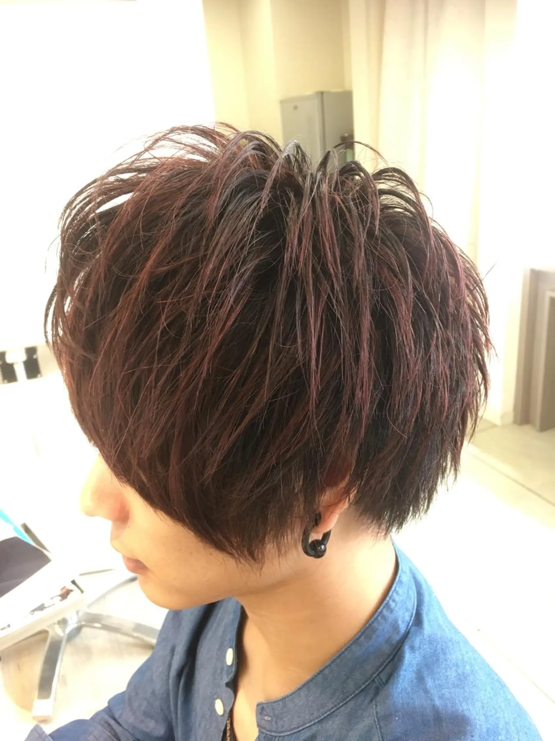 ショート カラー メンズ メンズカット 三村洸斗のヘアスタイル