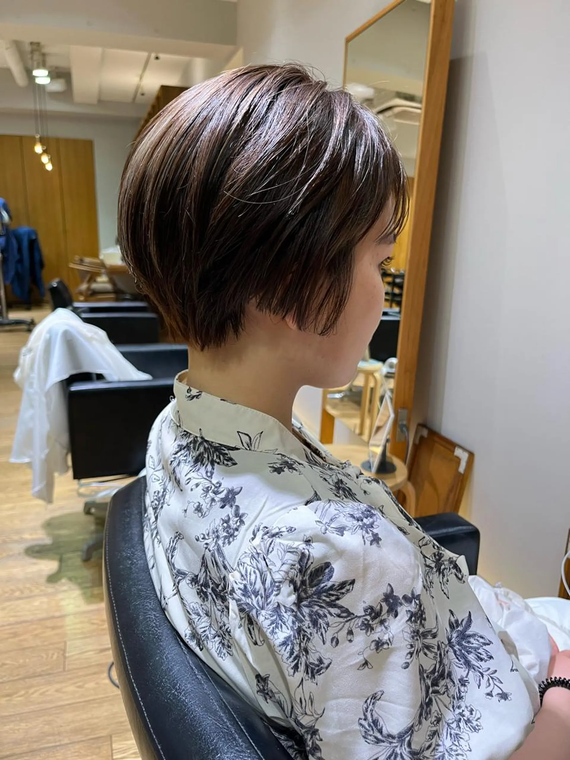 ショート タンバルモリパーマ 礒井メンキのヘアスタイル