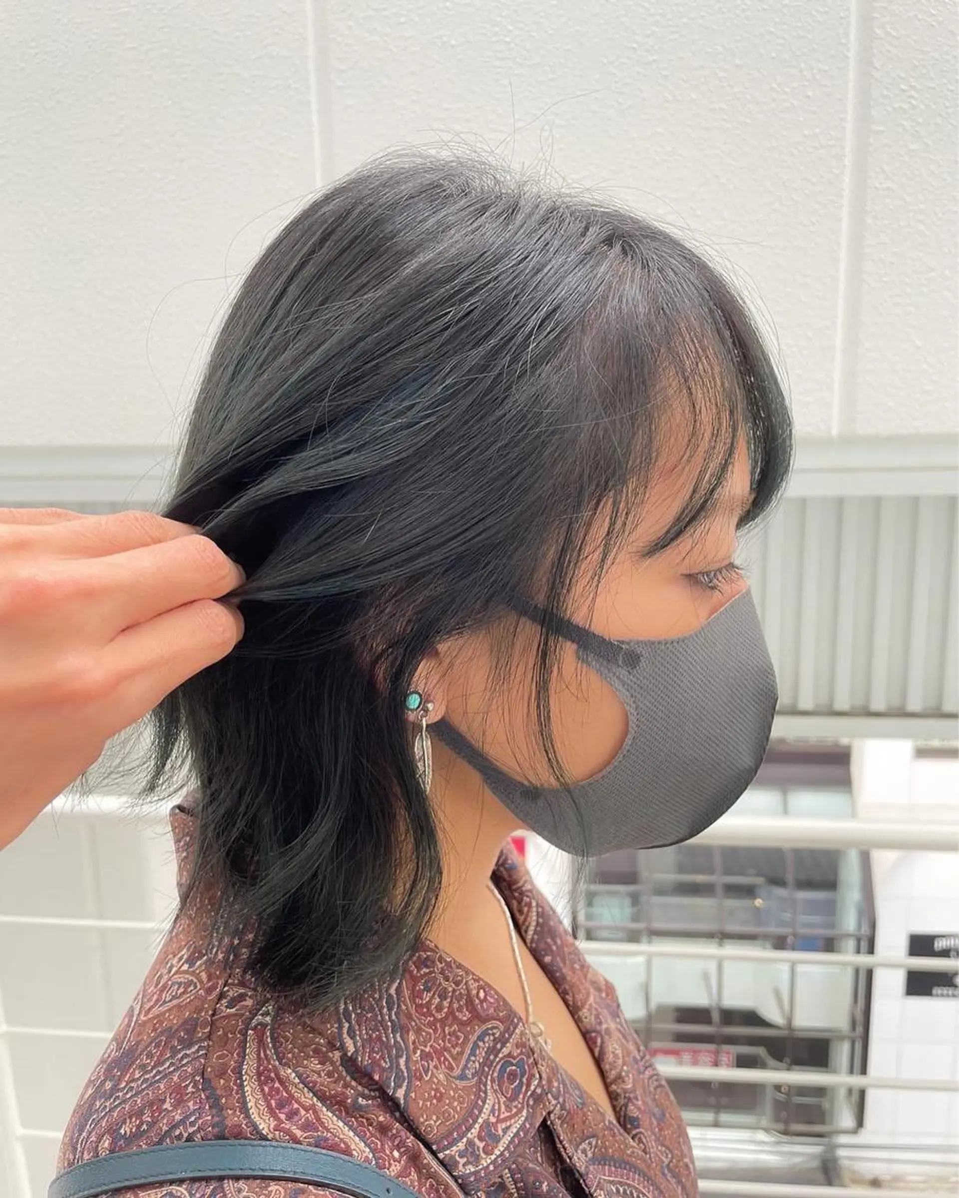 ショート ボブ デート ハイライト 髪質改善 韓国風ヘア トリートメント 【20代ダメージ毛に 髪質改善】のヘアスタイル