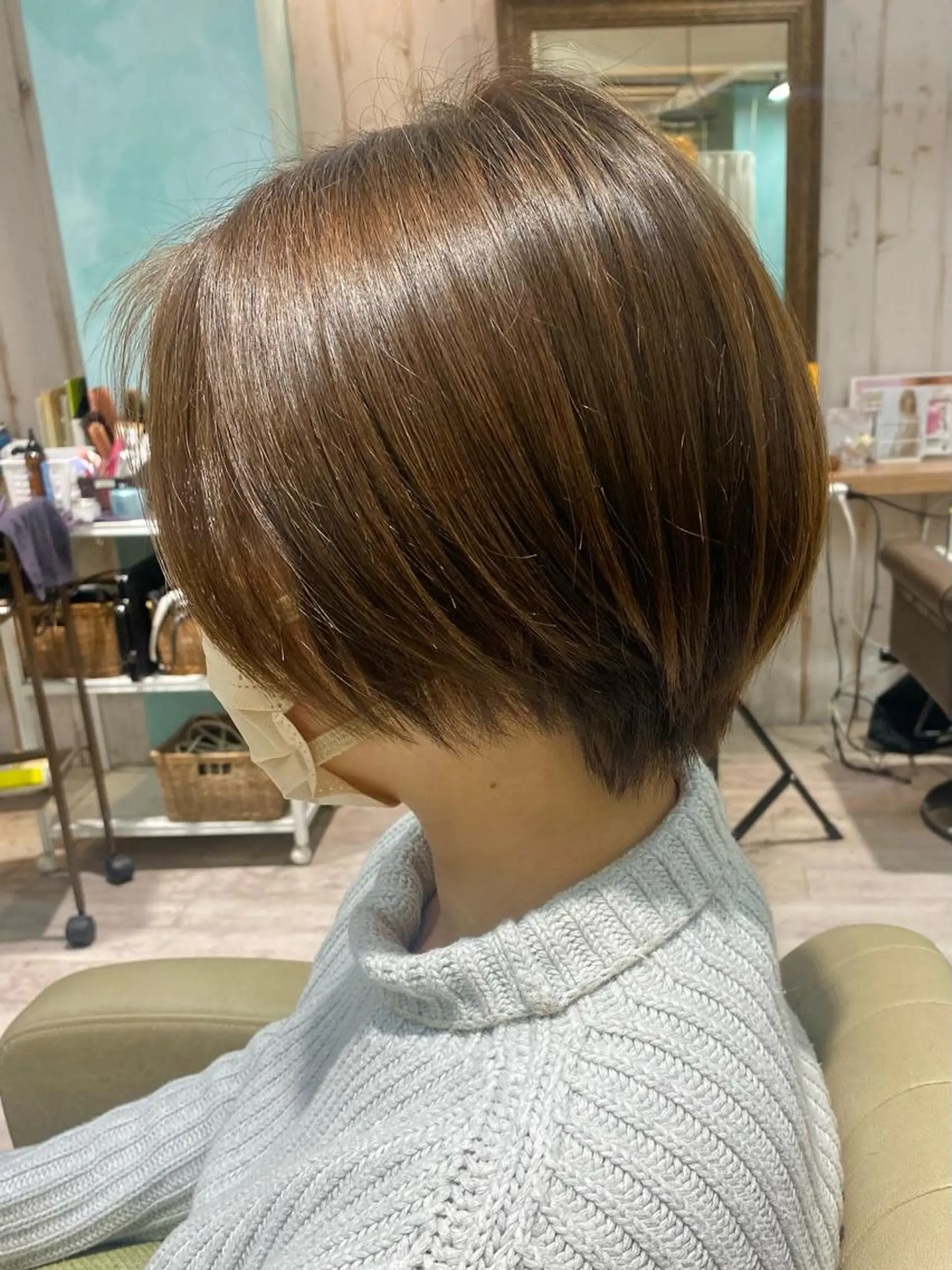 ショート くびれヘア ショートヘア 後藤 瀬奈のヘアスタイル