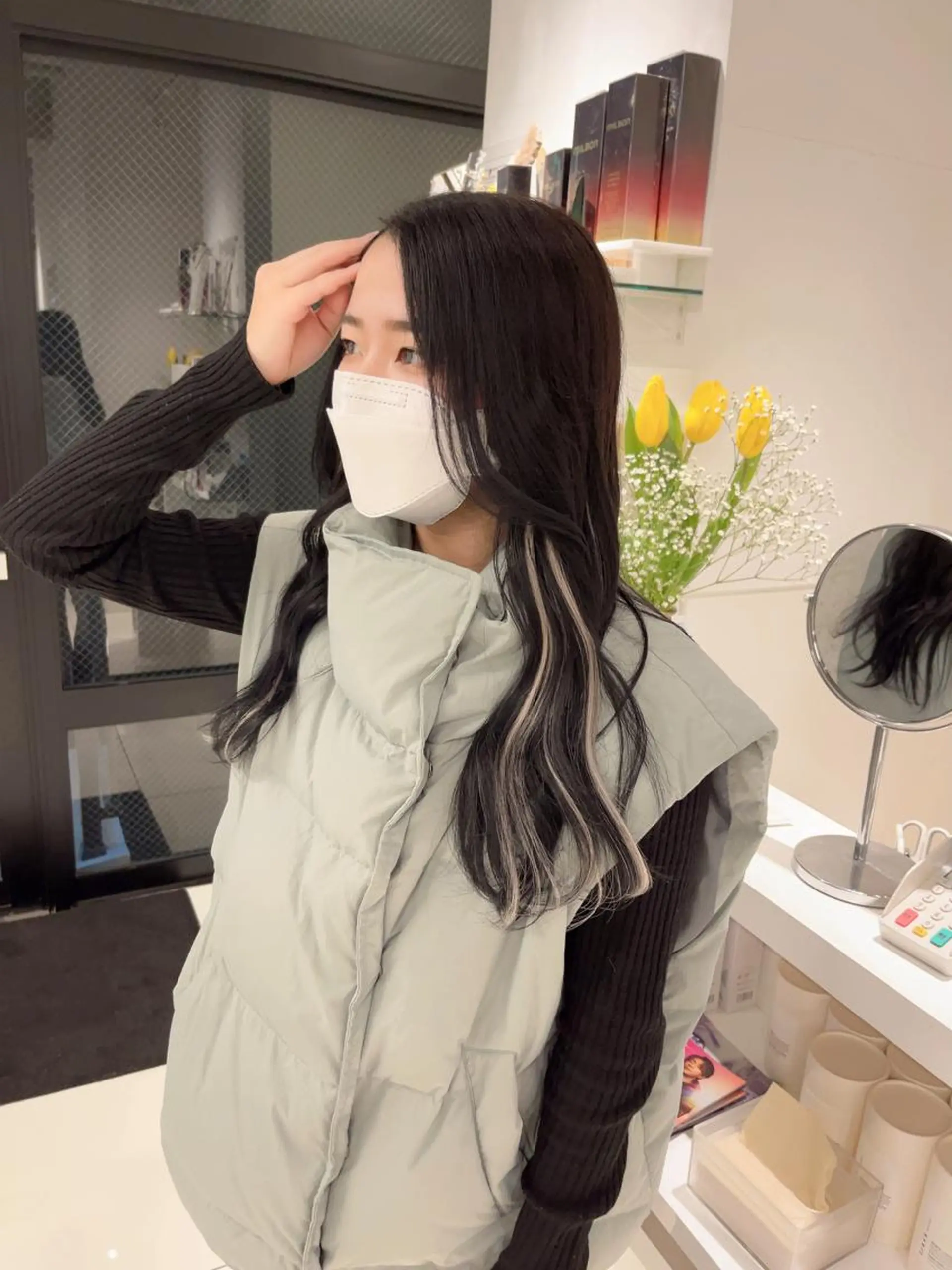 ロング カラー エクステ りおな/髪質改善/ カラー /平尾のヘアスタイル