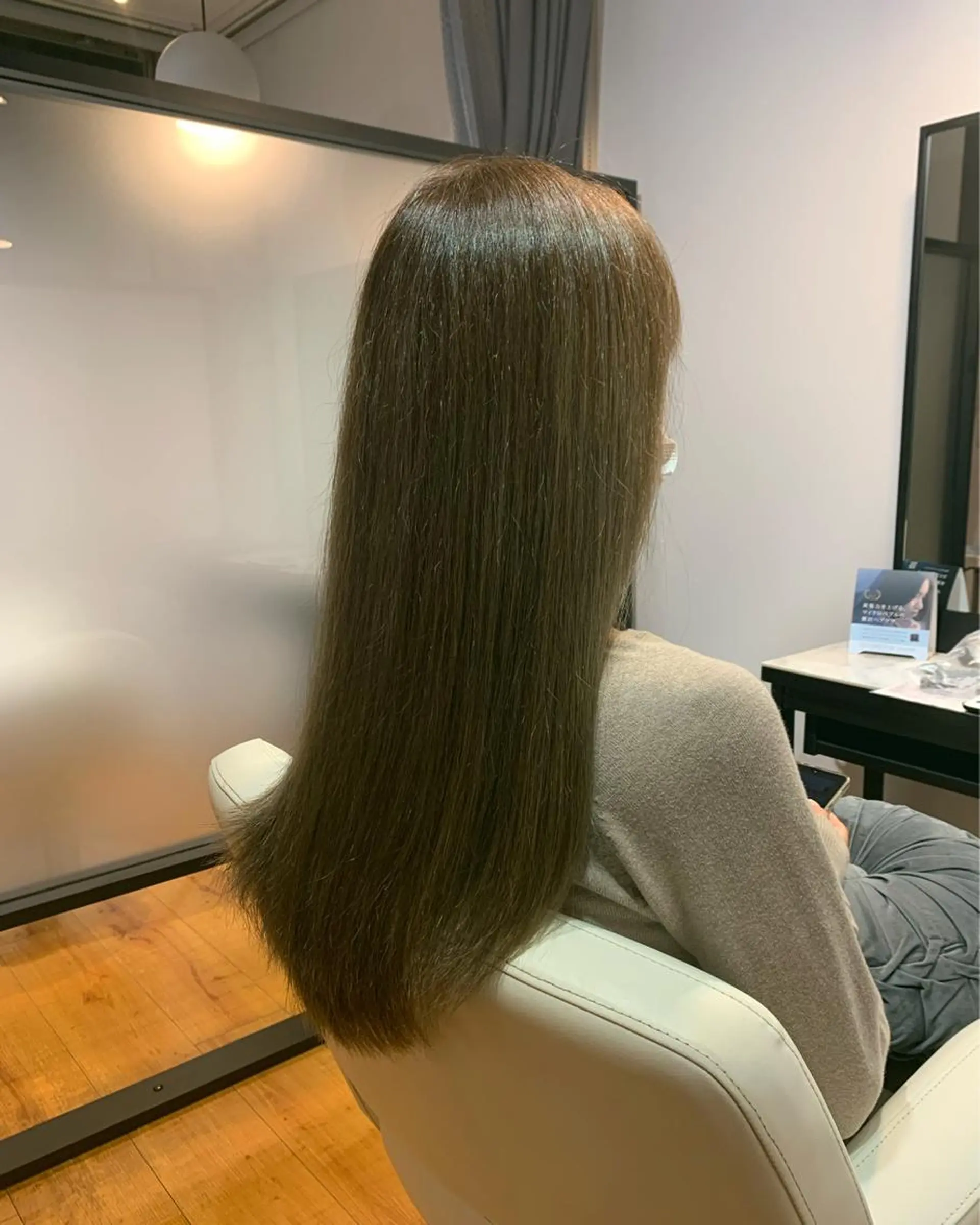 ロング カラー オリーブカラー 松元 裕樹のヘアスタイル