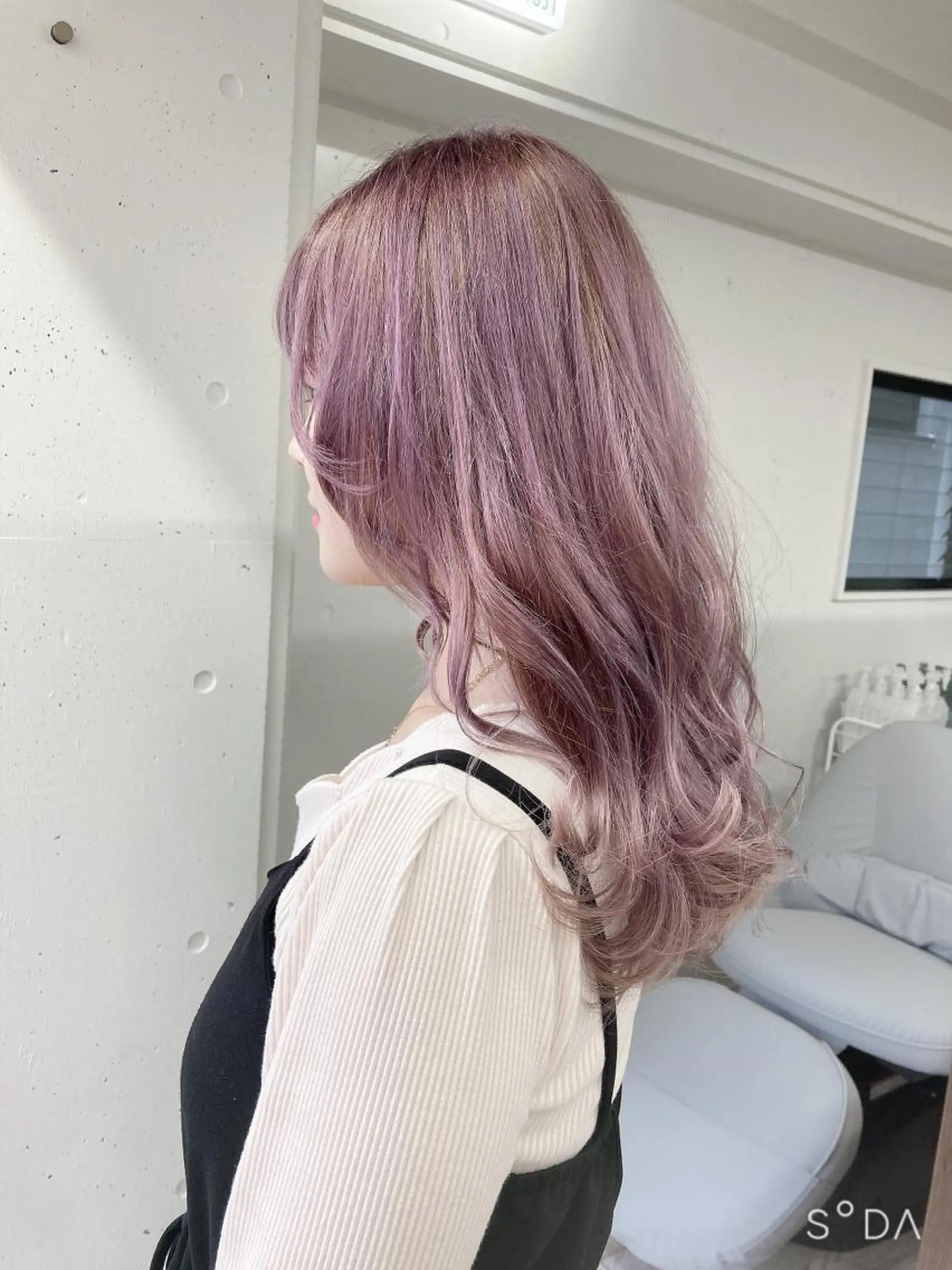 ロング カラー ラベンダーカラー ラベンダーピンク ピンクカラー カット ヘアカラー 🦄💒💓齎藤 七海子🦄💒💓の眉毛・アイブロウイメージ