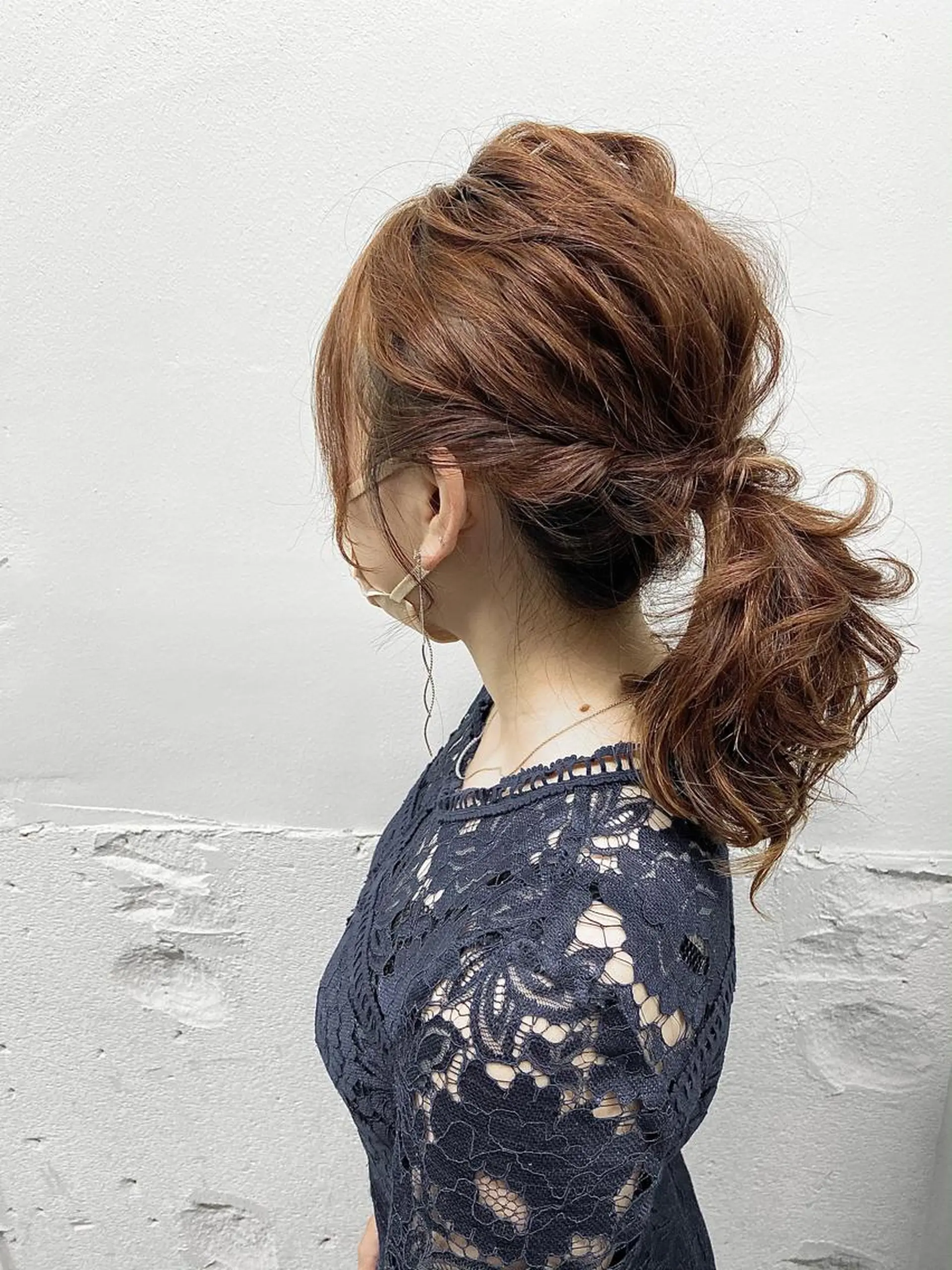 セミロング カラー ヘアアレンジ ヘアセット 🎨カラー満足度 500%💫ヅル💫のヘアスタイル