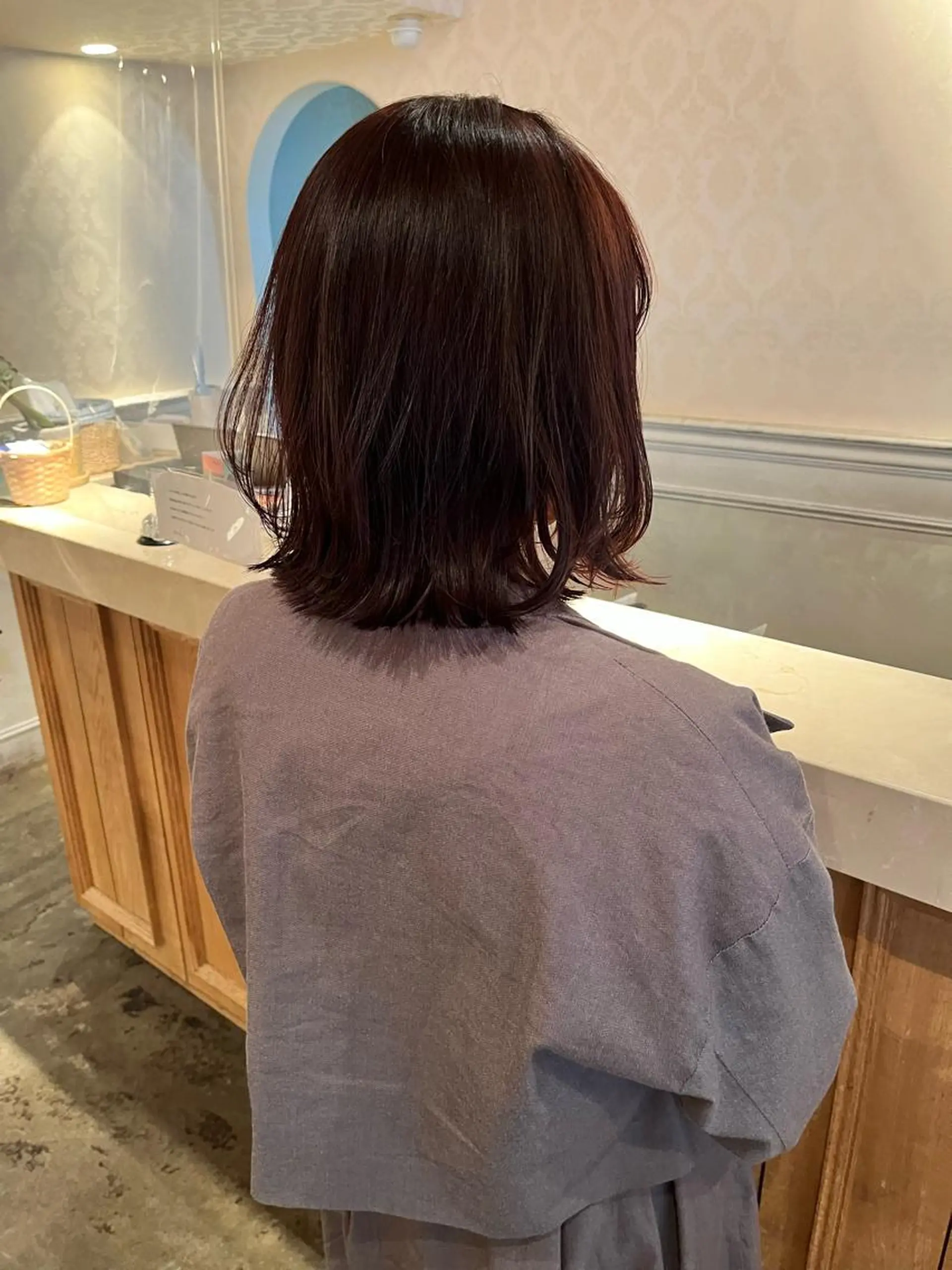 ミディアム カラー 銀座🤍ボブ/ ミディアム/佐野夢美のヘアスタイル