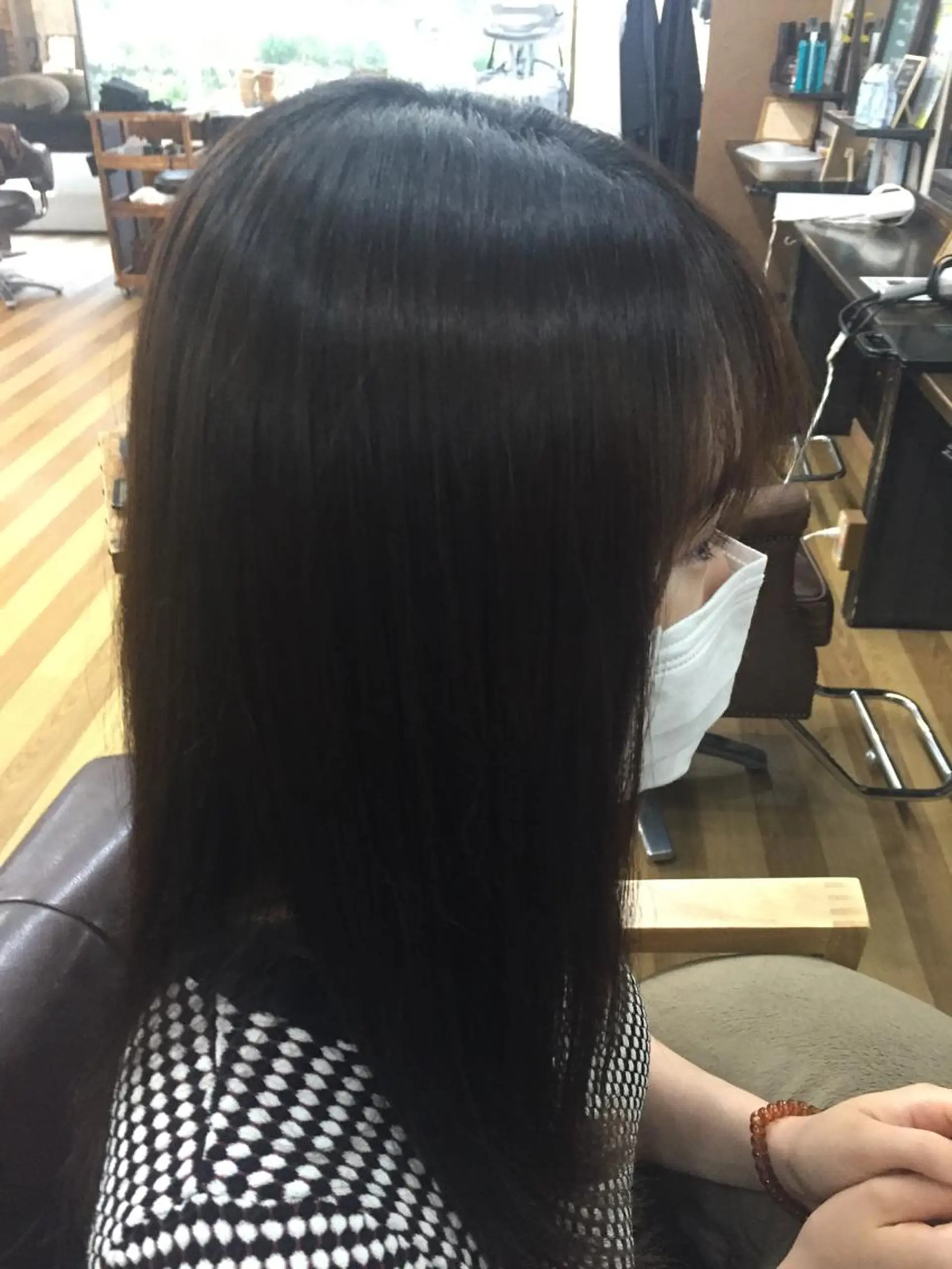 パーマ 縮毛矯正 縮毛矯正 中山 ルミ子のヘアスタイル