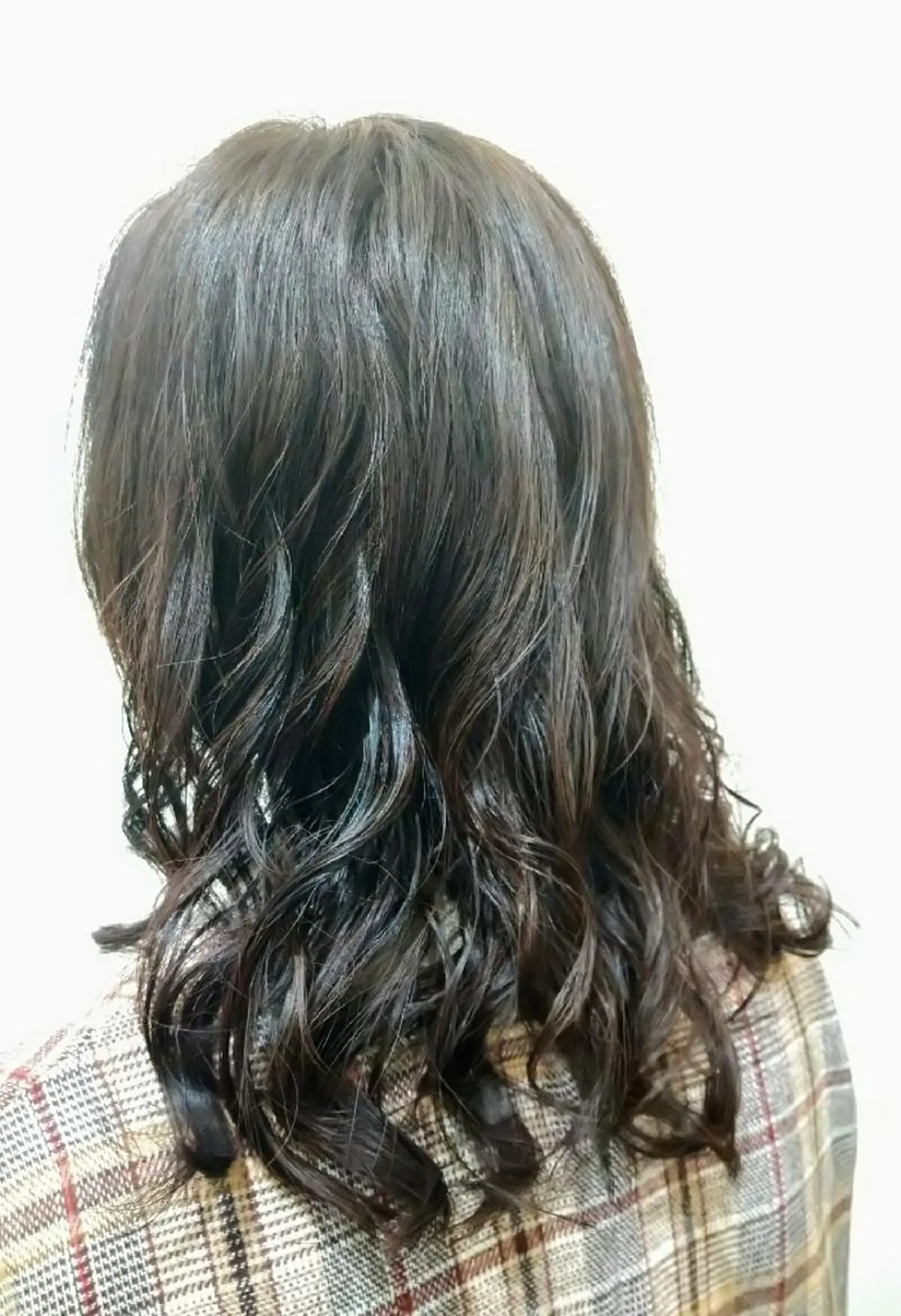 カラー パーマ ミディアム 狩野 歩のヘアスタイル