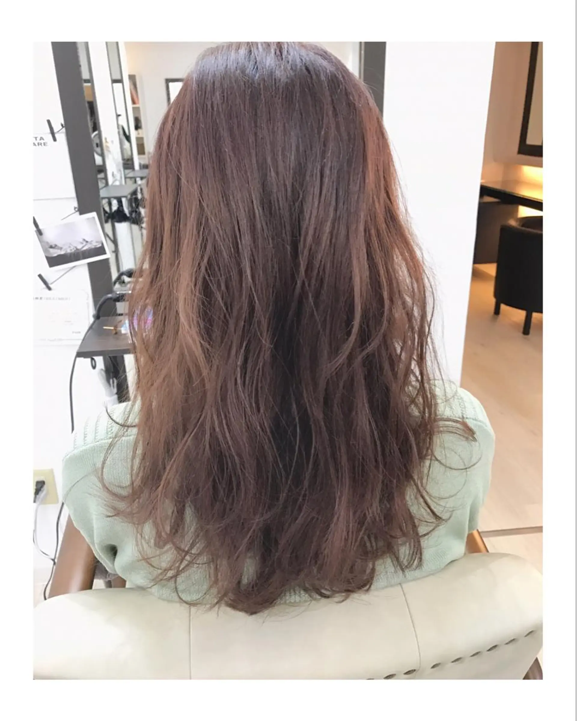 ロング アッシュ 💫カットはなんでも 得意です✂️のヘアスタイル