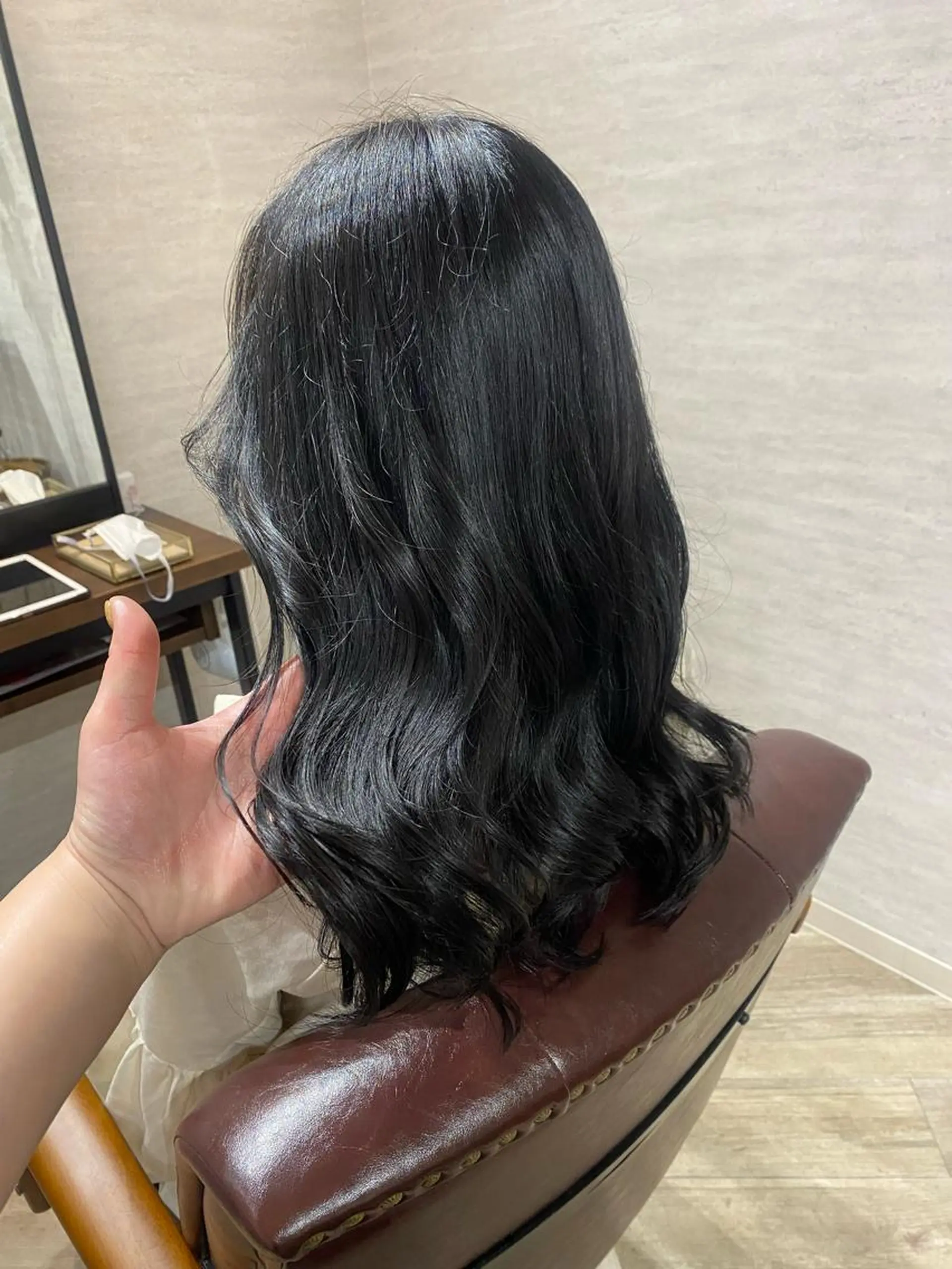 セミロング カラー カット ヘアカラー トリートメント 🍑艶髪✖️暖色系 ✨momoka🍑のヘアスタイル