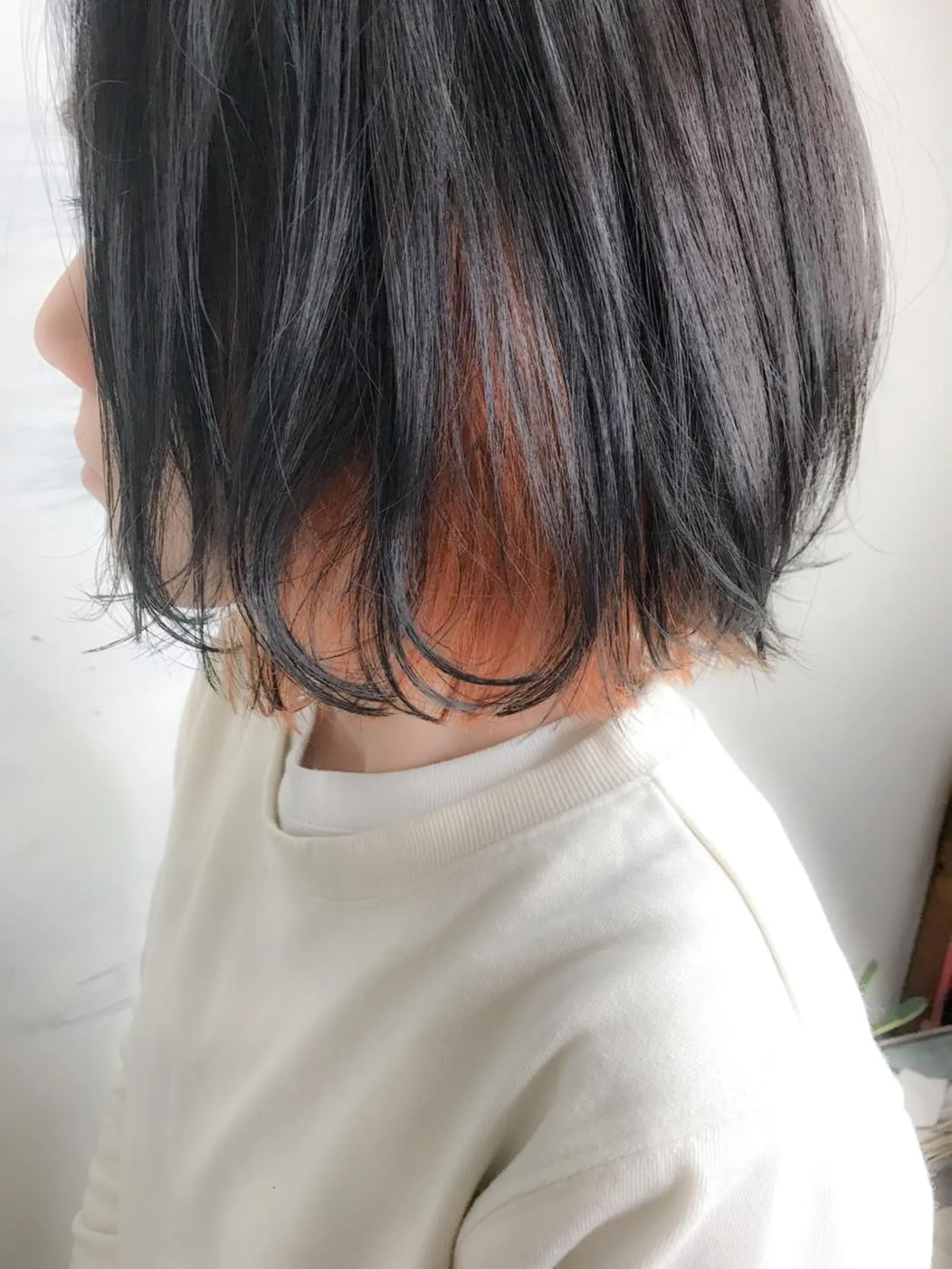 ショート カラー オレンジ カット ヘアカラー BOX mico.のヘアスタイル