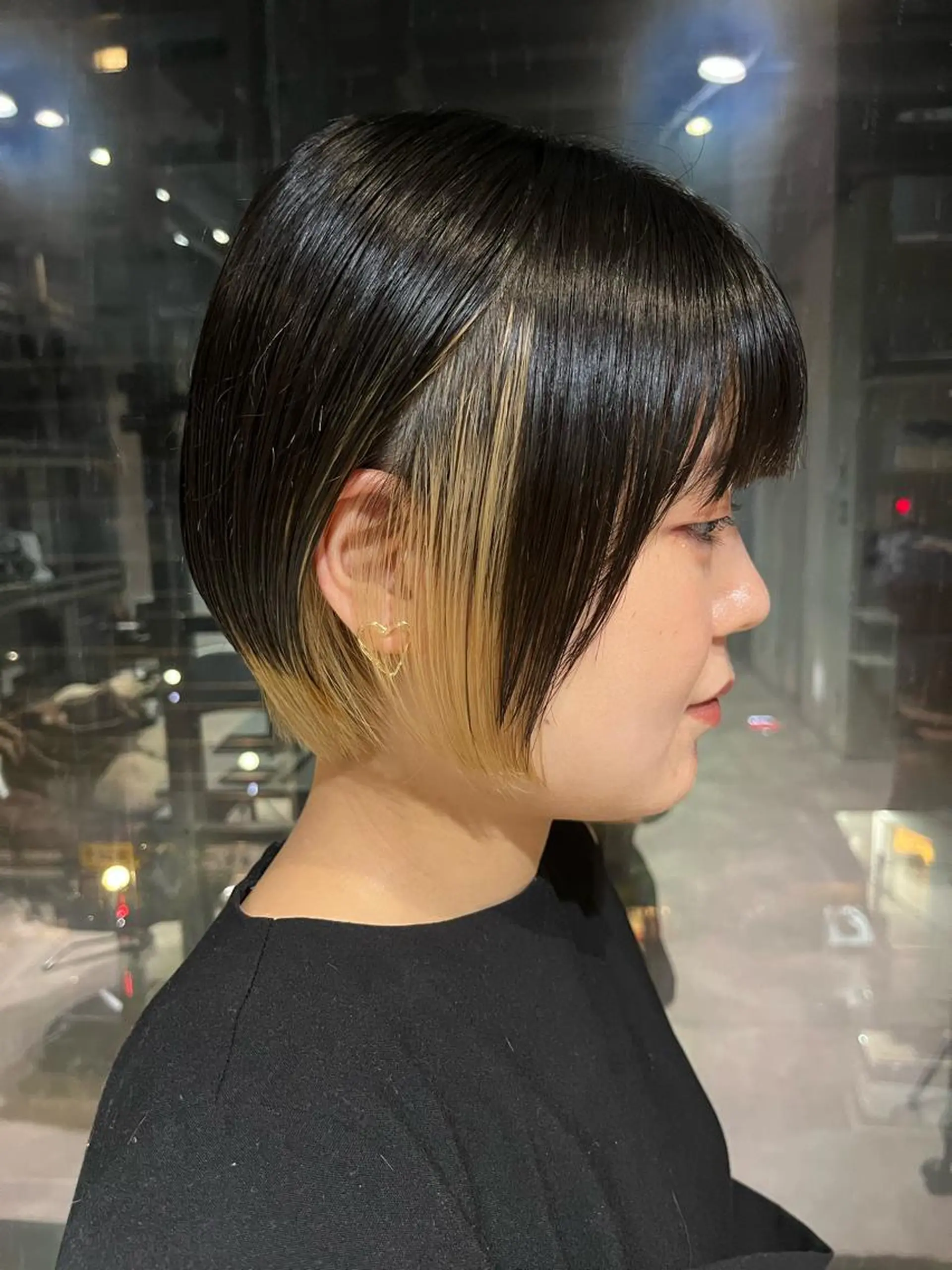 ショート カラー うる艶カラー/恵比寿 ベージュ/丸山陽平のヘアスタイル