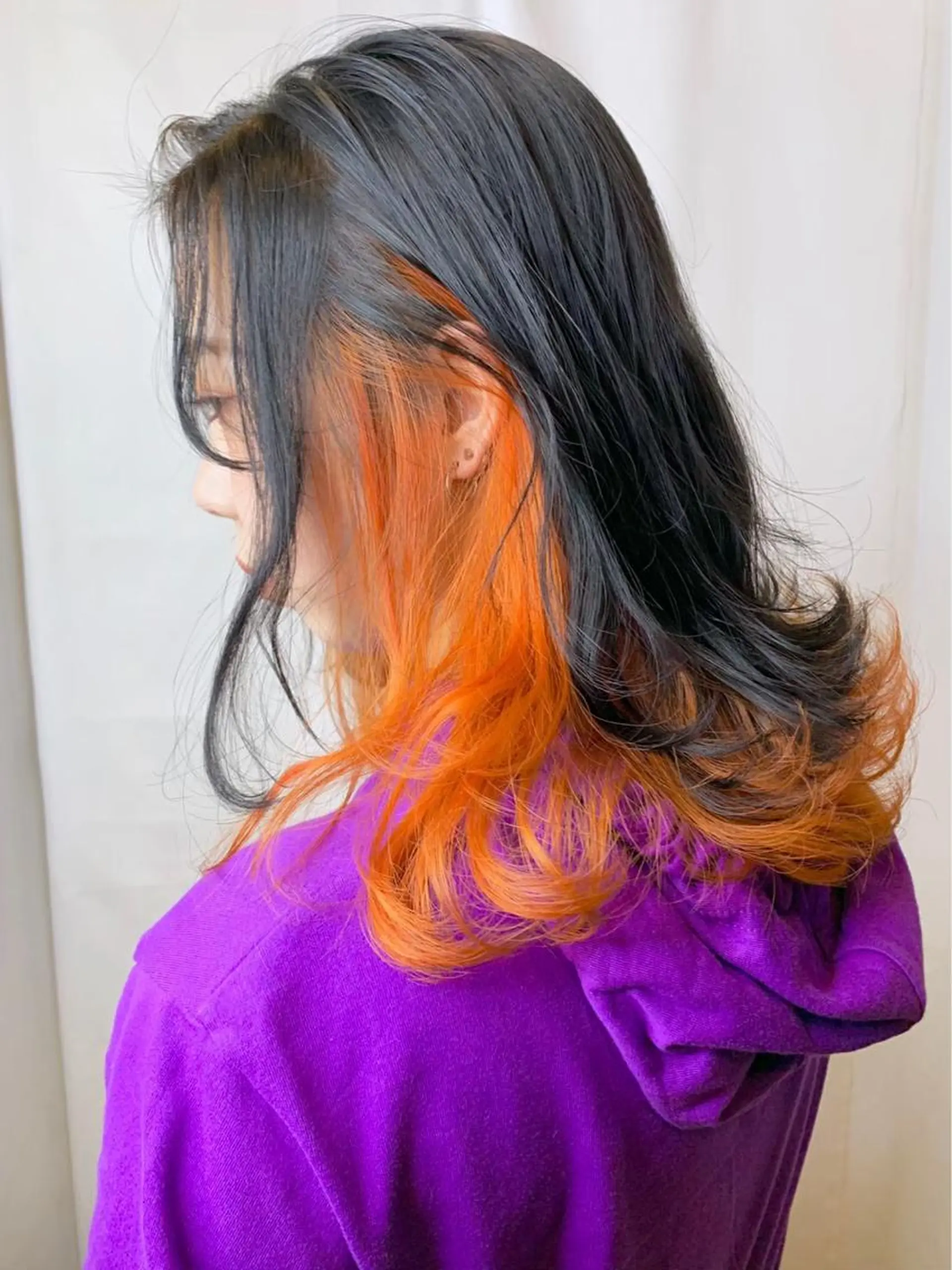 セミロング 髪質改善/マツパ 垢抜け透明カラー衣笠のヘアスタイル