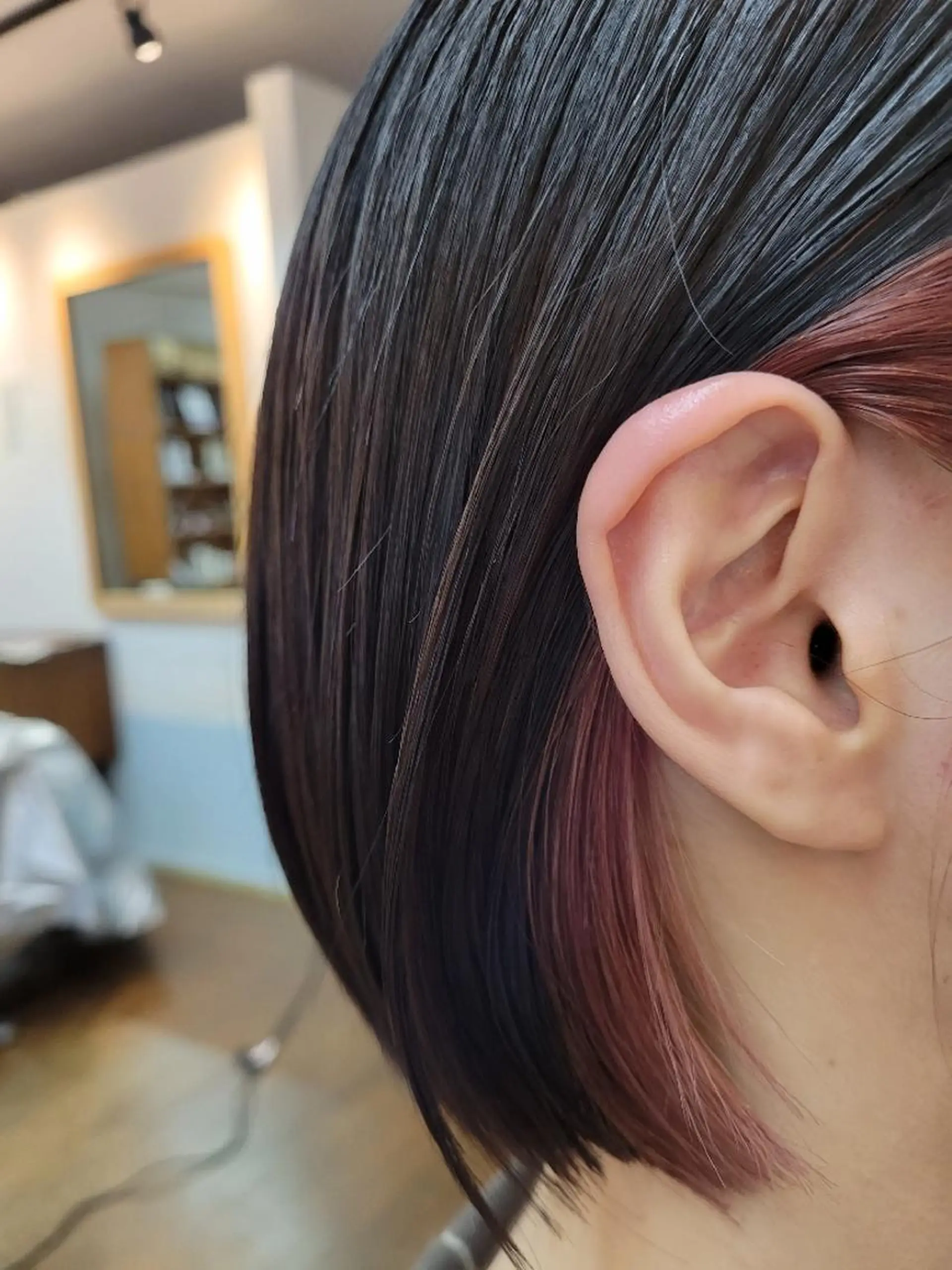 ショート カラー インナーカラー ピンクカラー ボブ スタイリスト YOUのヘアスタイル