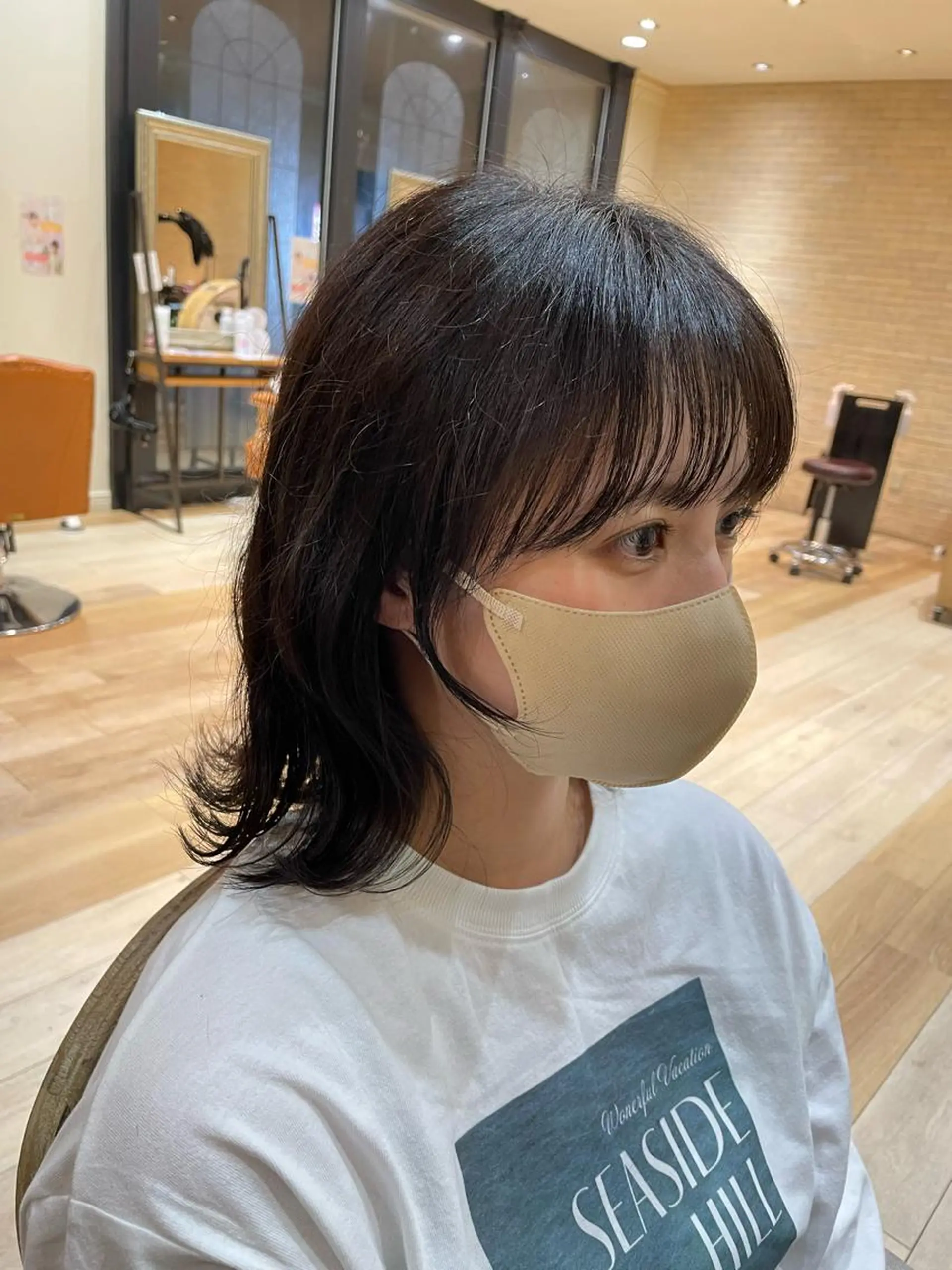 セミロング 亀川蓮 Agu hairのヘアスタイル