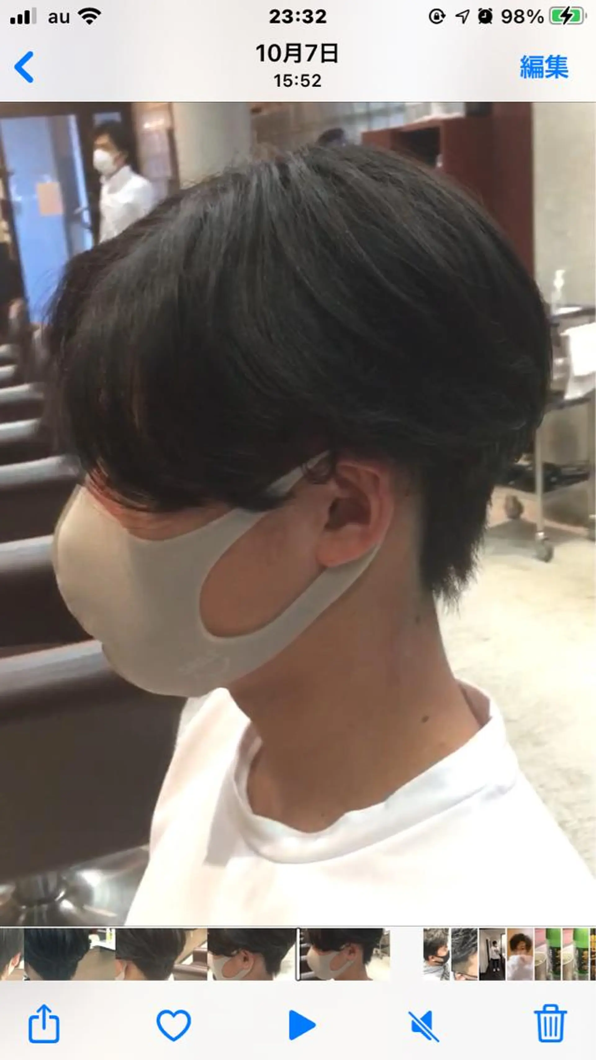 ショート メンズ カット 完全個室マンツーマン メンズサロン草野貴樹のヘアスタイル