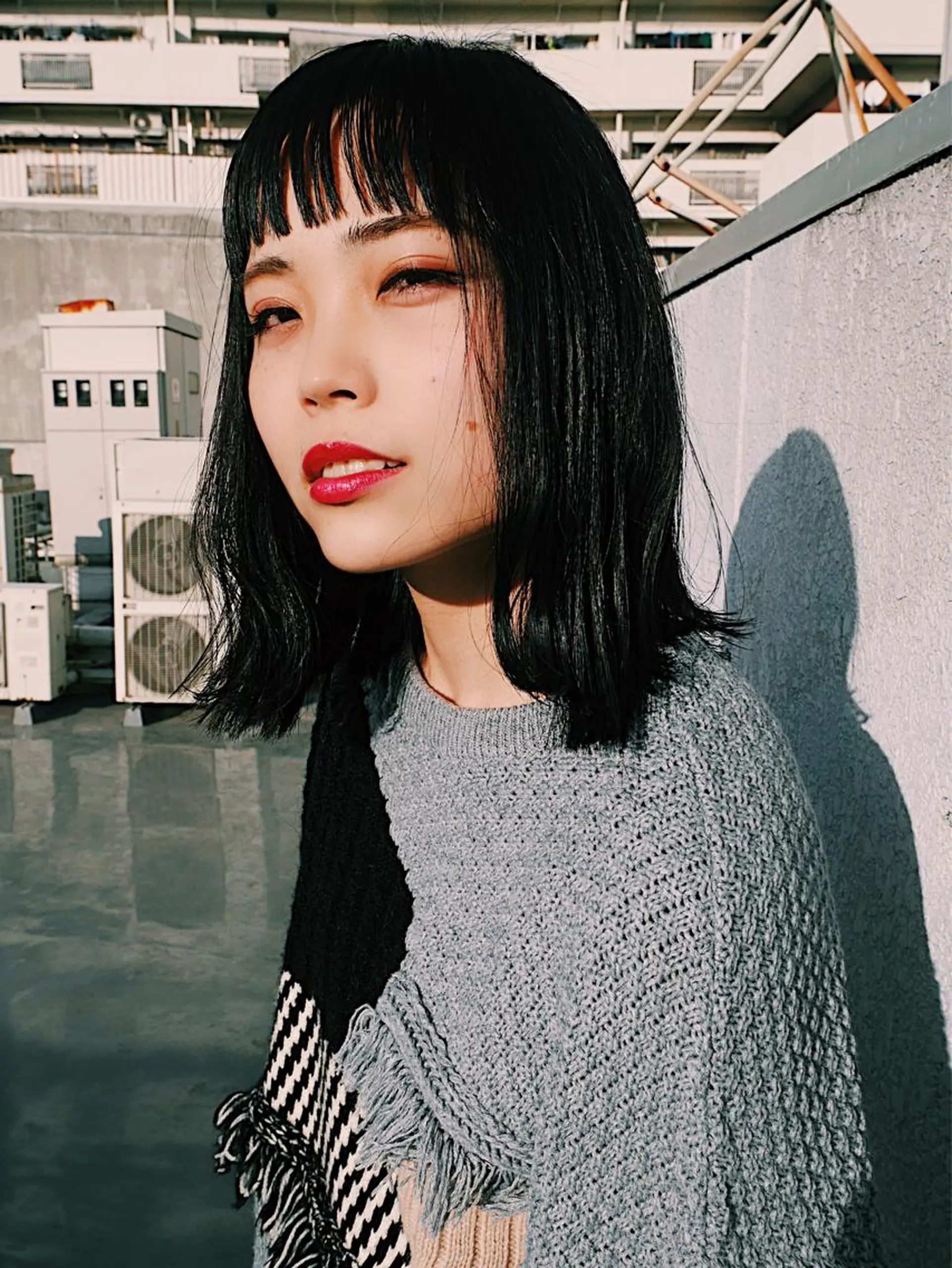 ショート ミディアム カラー レイヤーカット/ パーマ/鎌田実奈歩のヘアスタイル