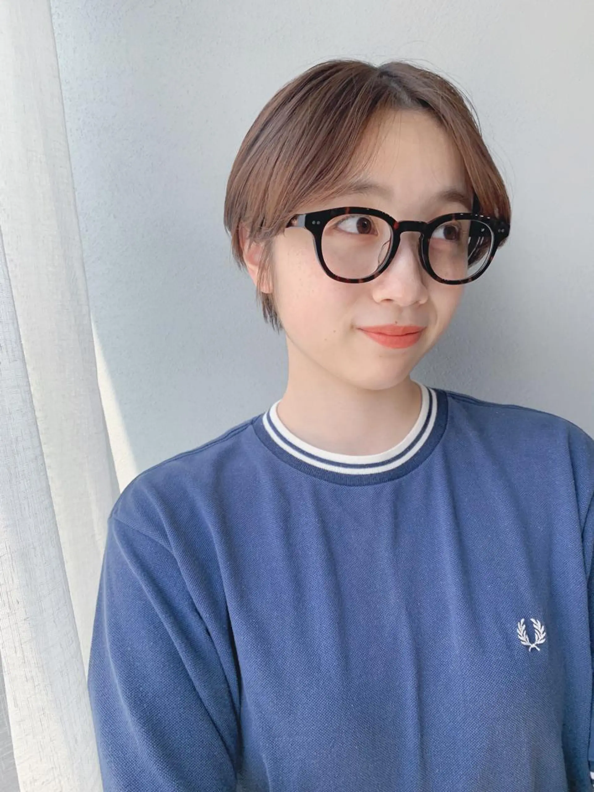 ショート カラー ボブパーマコテ巻き風 パーマNo1深江秀平のヘアスタイル