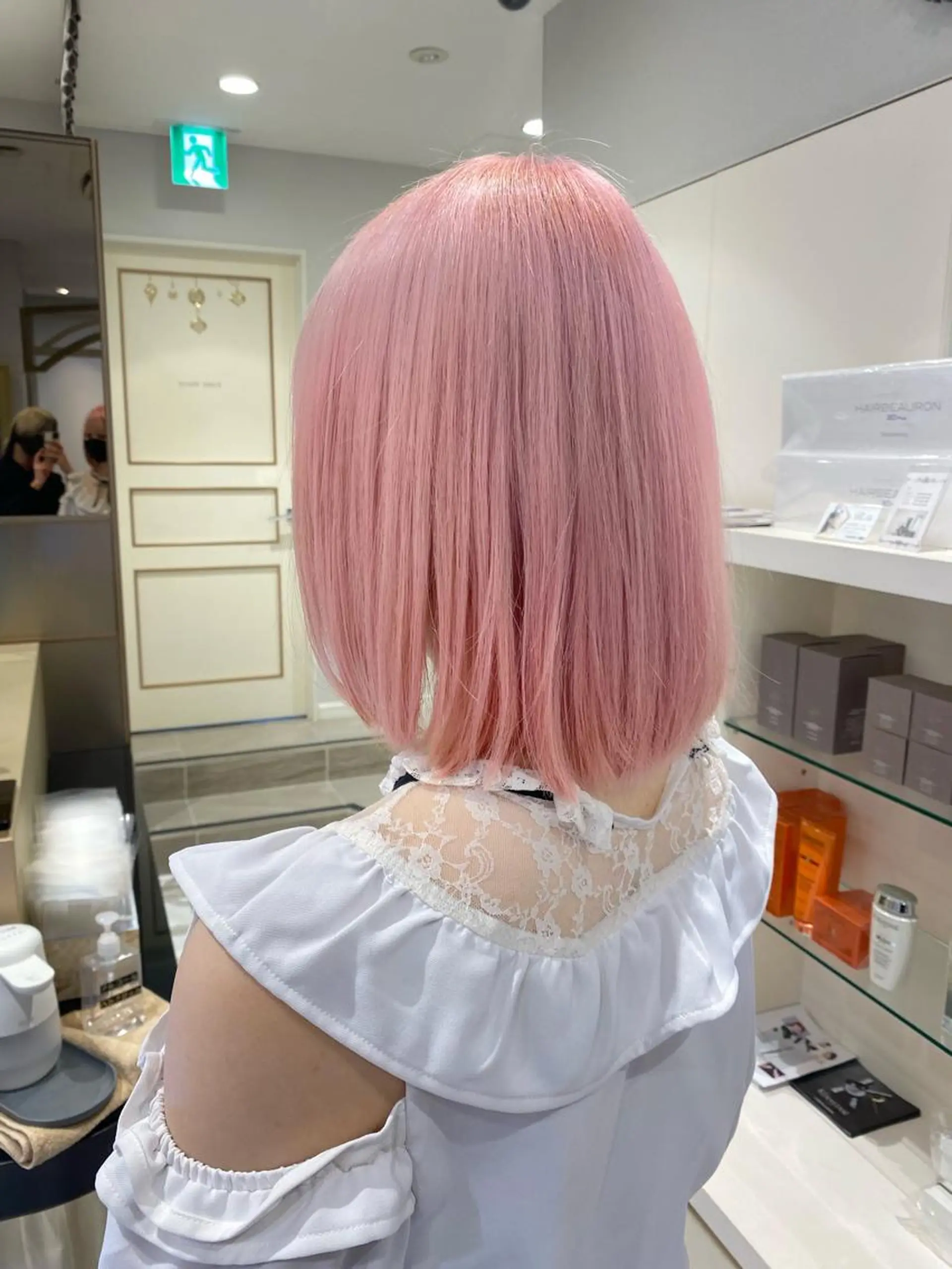 ミディアム 🩵ブリーチと ブリーチ矯正の人🩵のヘアスタイル
