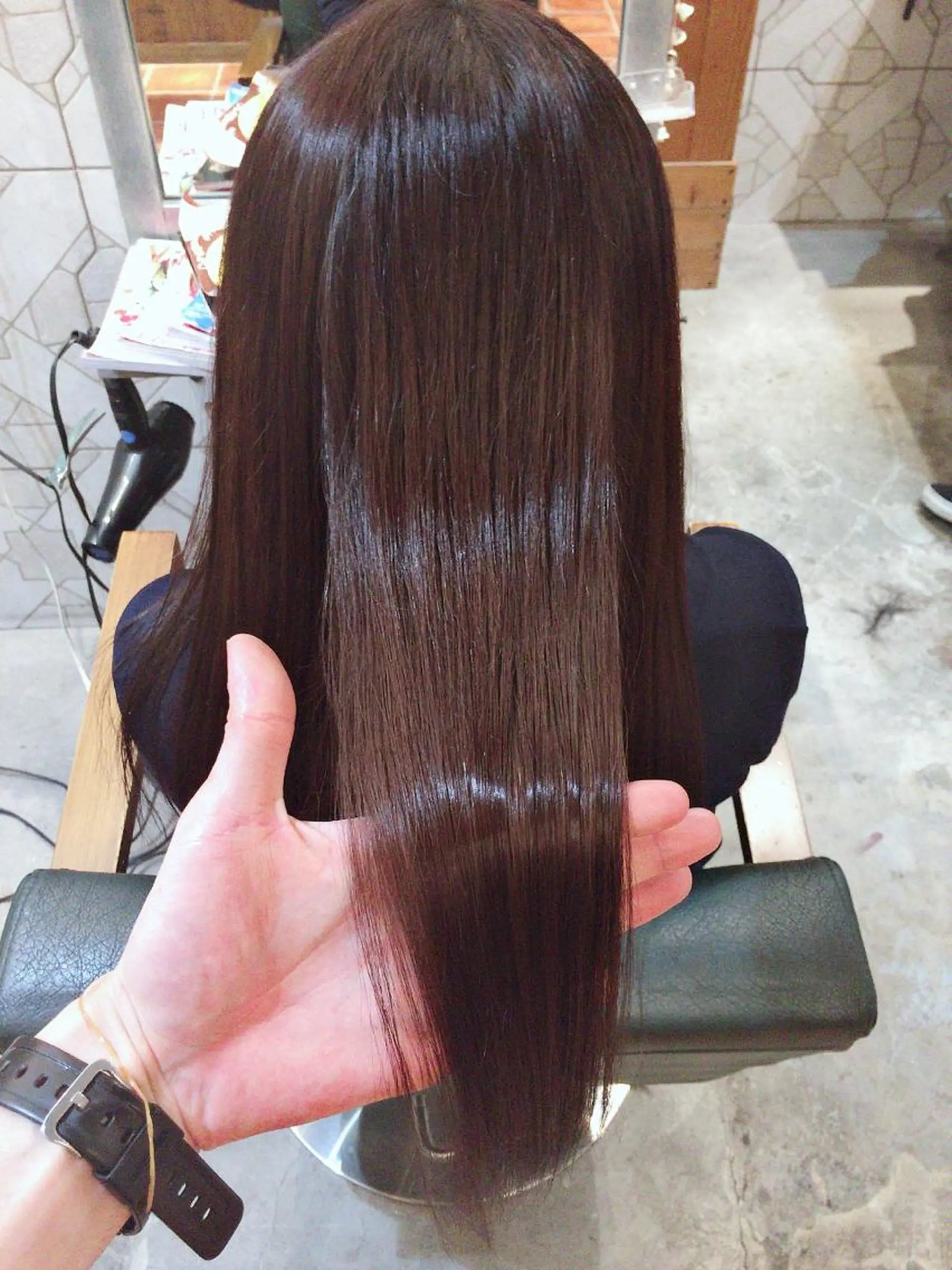 ロング トリートメント 銀座/美髪矯正カラー 髪質改善特化🍎のヘアスタイル