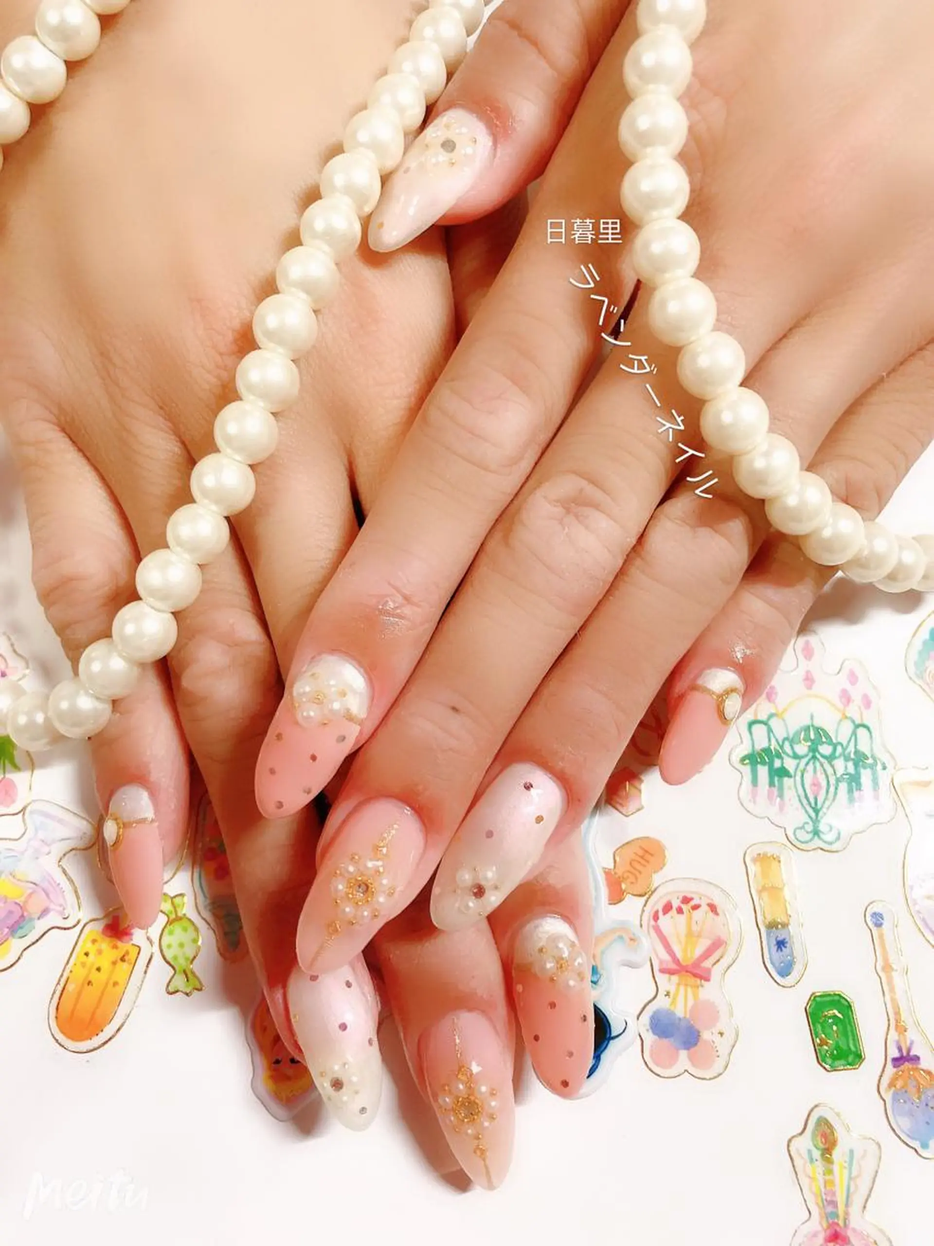 ネイル ラベンダー💖日暮里 ルル💖ネイルのネイルデザイン