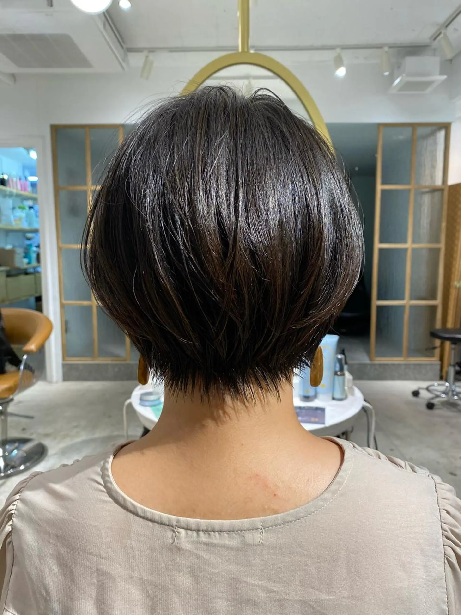 ショート 髪質改善レイヤー/ ボブたんの翔太のヘアスタイル