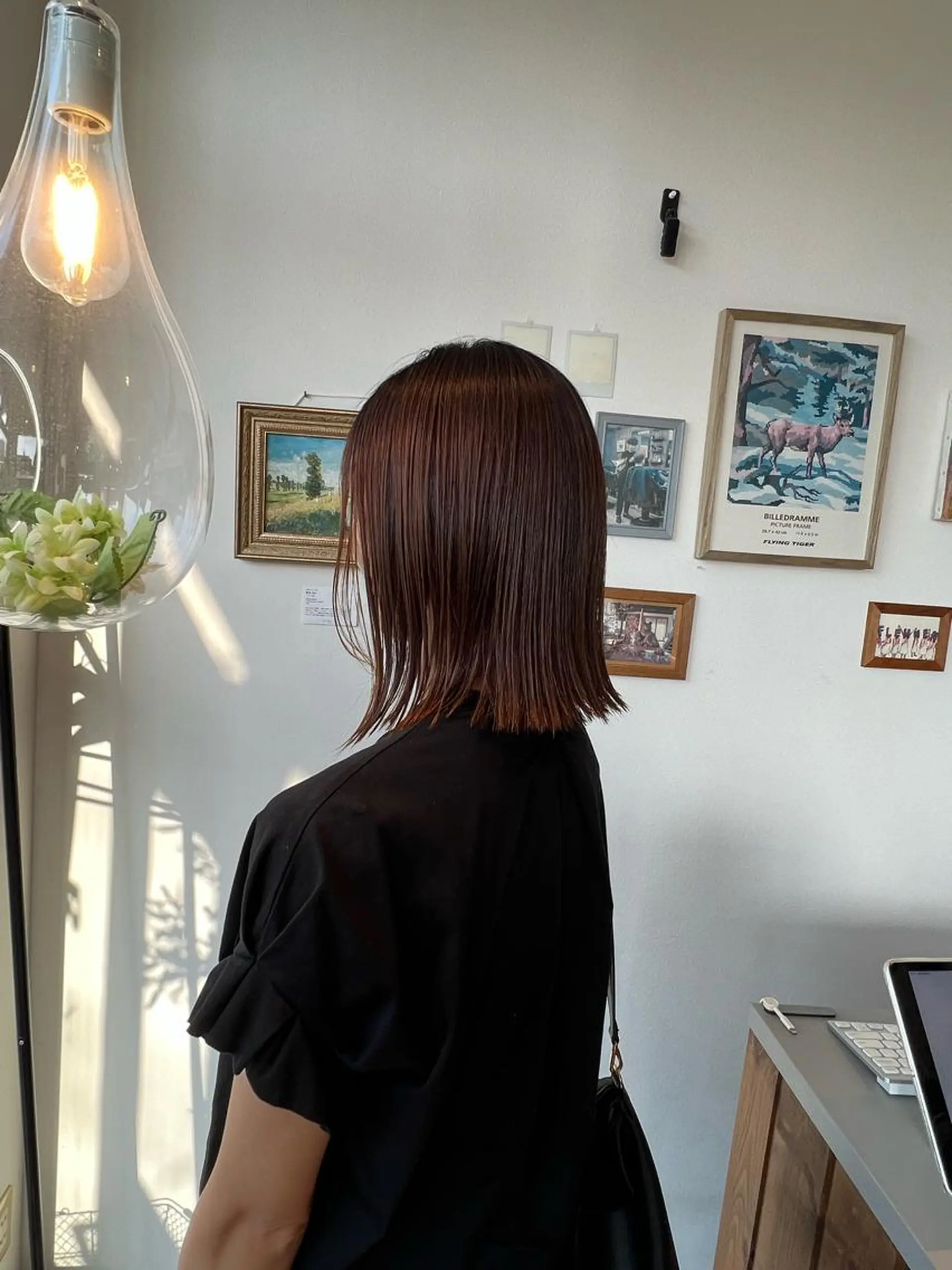 ミディアム 縮毛矯正 カット 縮毛矯正 トリートメント 松永 真弥のヘアスタイル