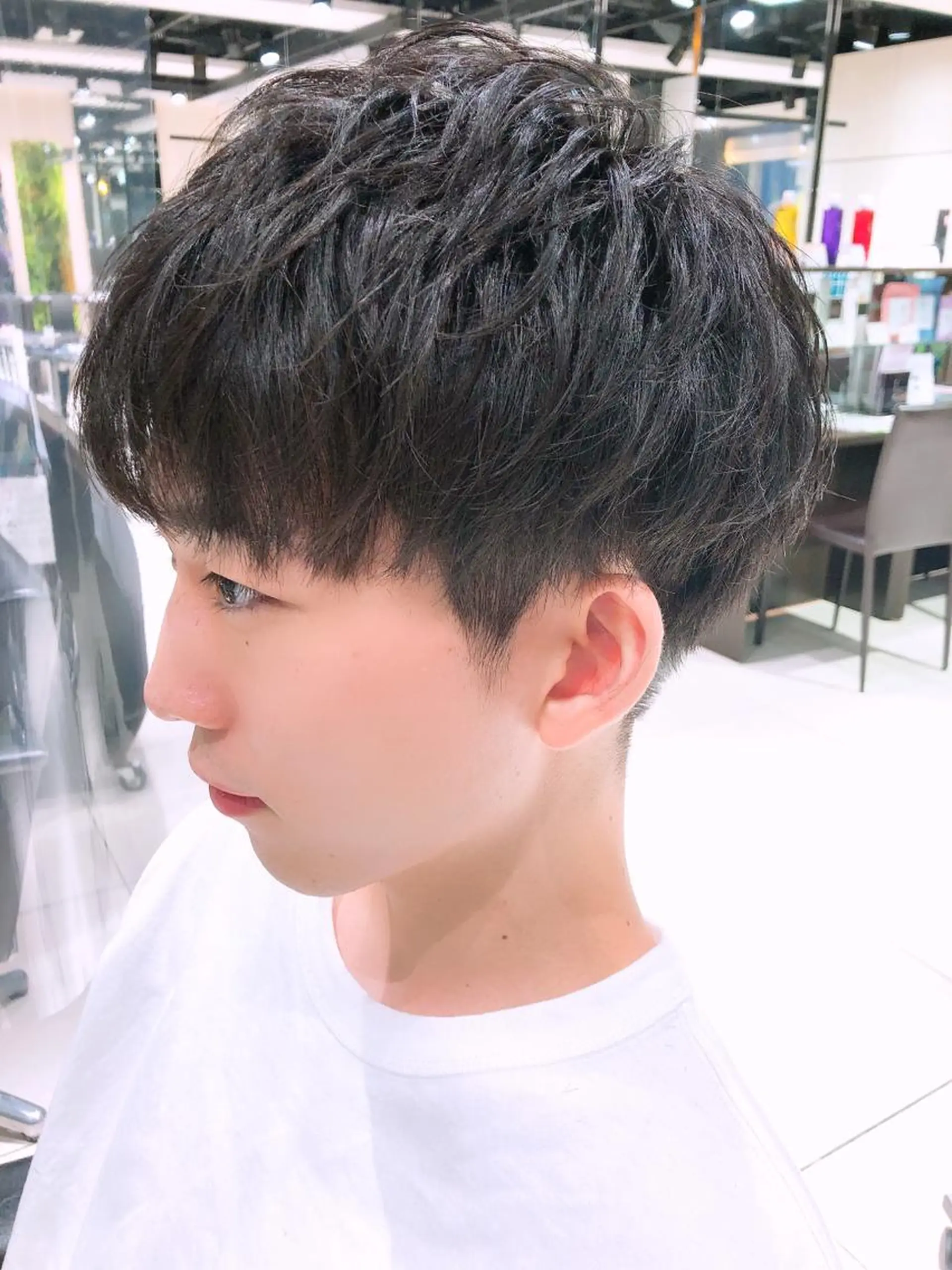 ヘアアレンジ メンズ 海外レイヤー鯉渕 【海外風メンズも◎】のヘアスタイル