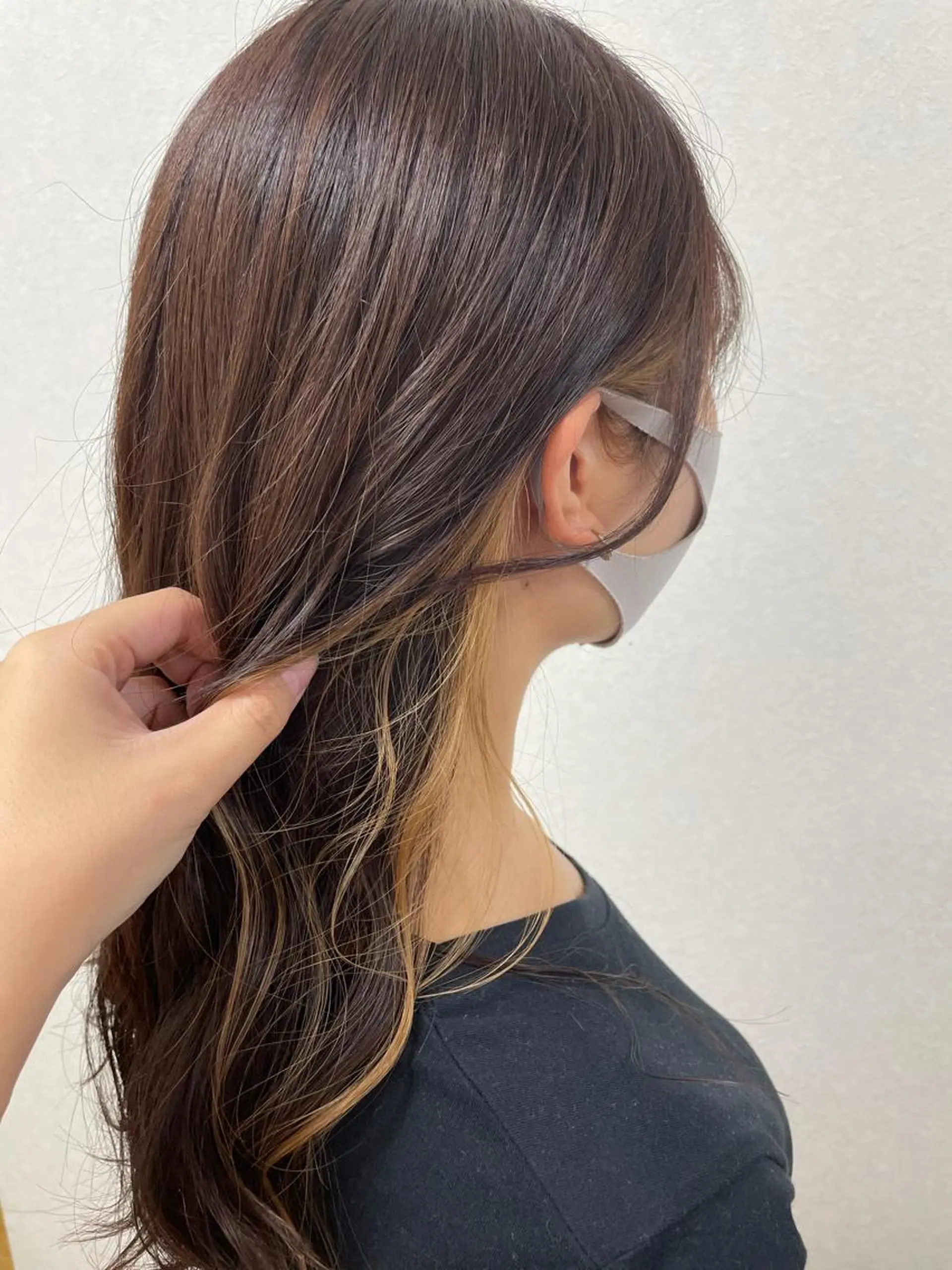 ロング カラー like みやびのヘアスタイル