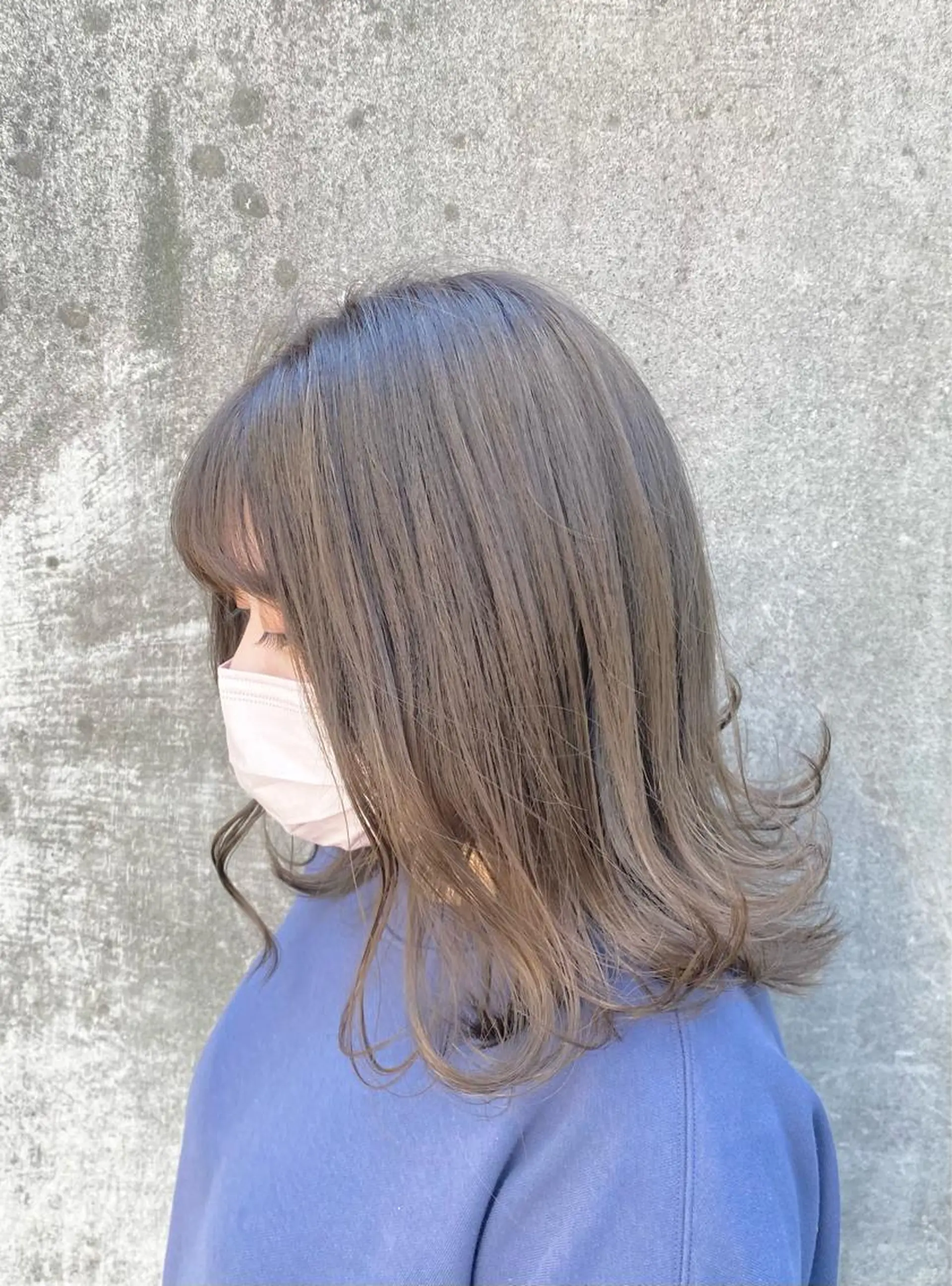 ミディアム カラー グレージュ motel所属・雰囲気引き出す ✨大人レディのヘアスタイル