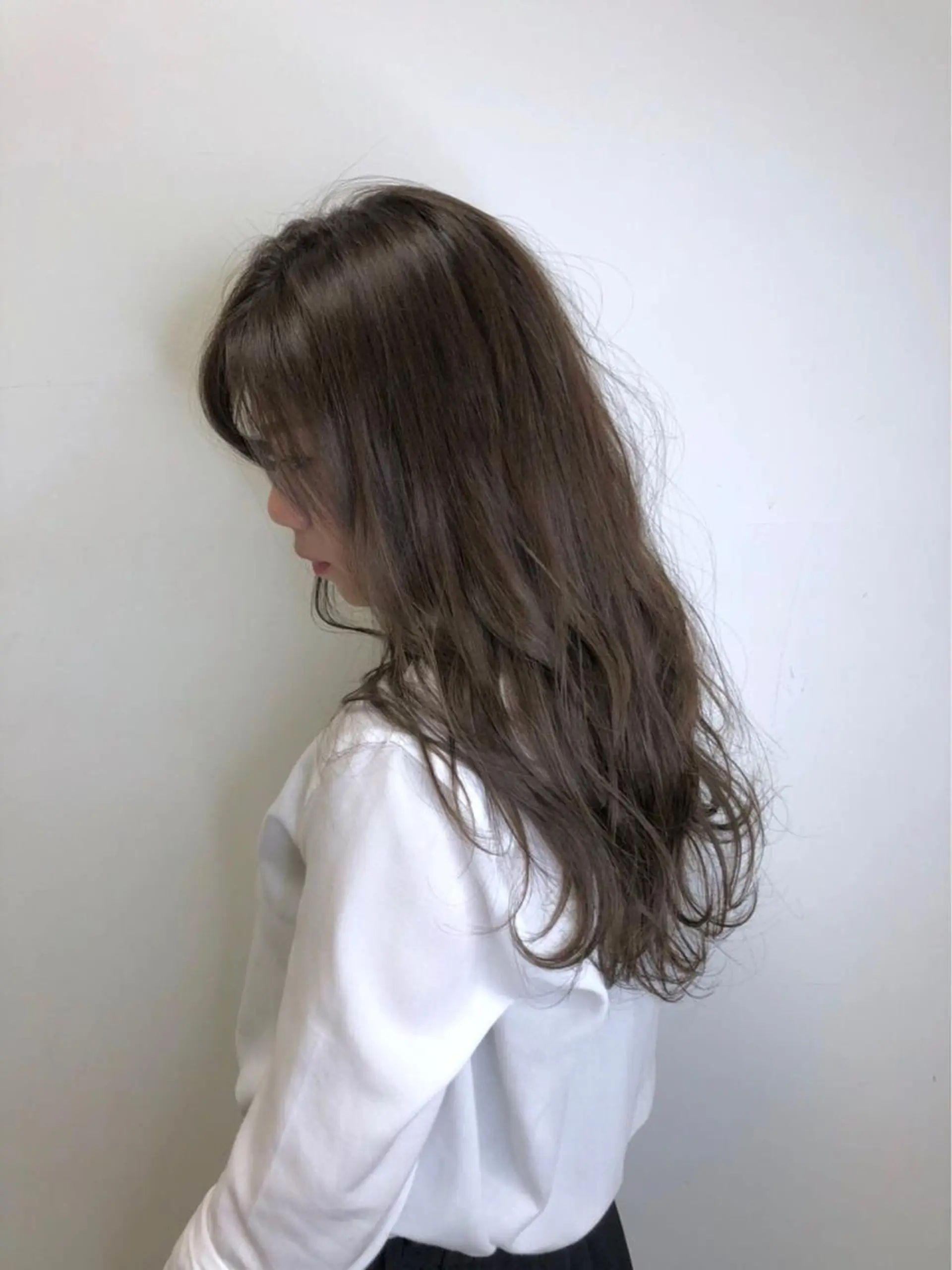 ロング 髪質改善/マツパ 垢抜け透明カラー衣笠のヘアスタイル