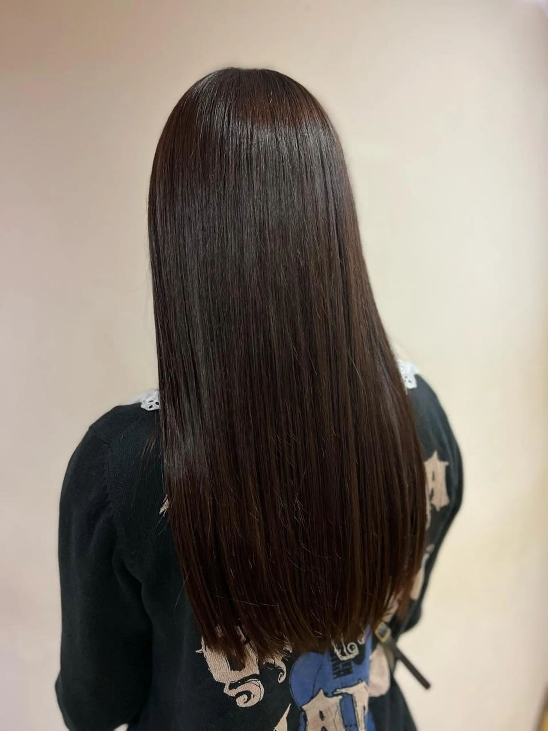 ロング 縮毛矯正 松島 怜緒奈のヘアスタイル