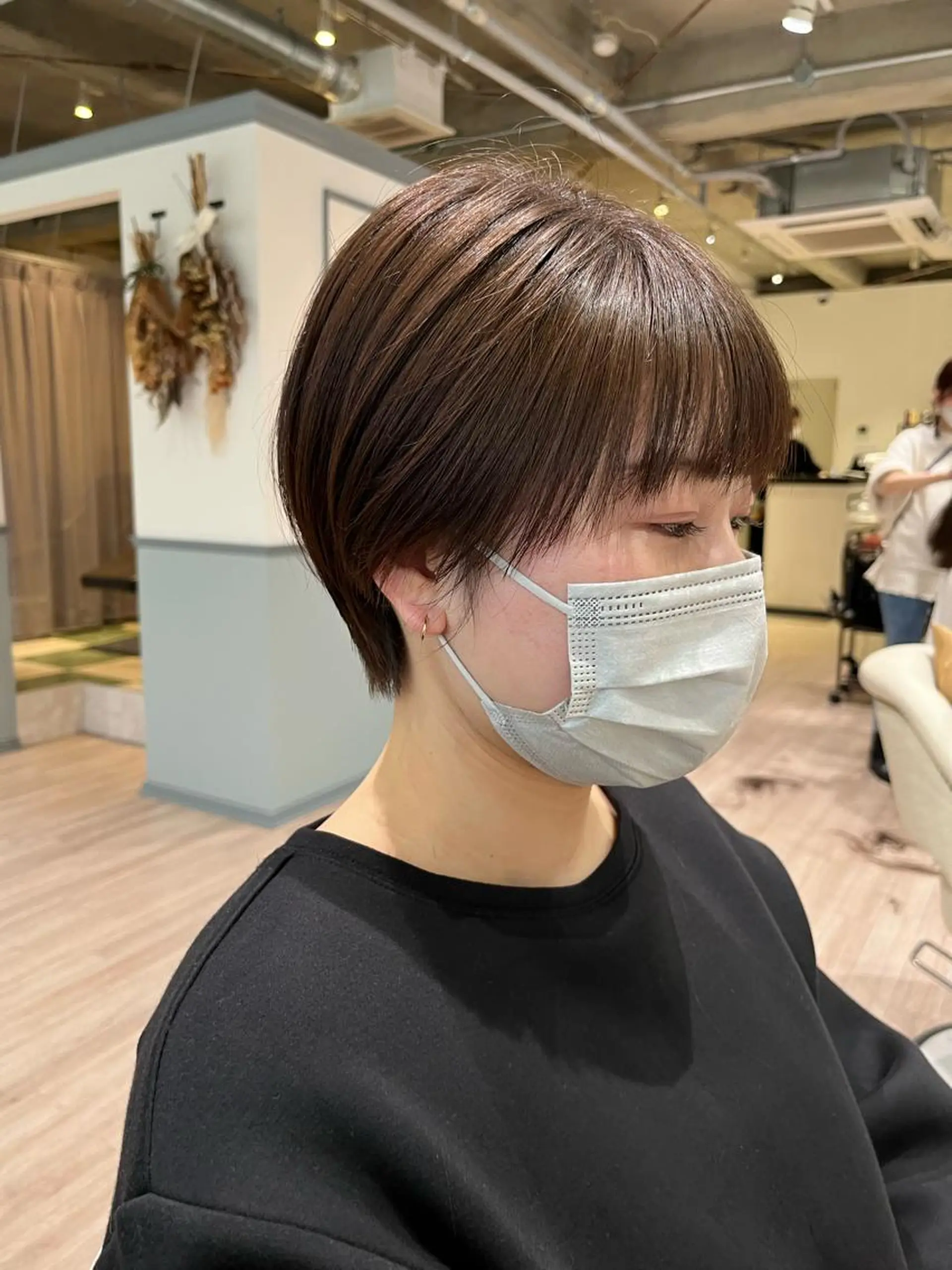 ショート カラー ショート/ボブ パーマ/中原のヘアスタイル