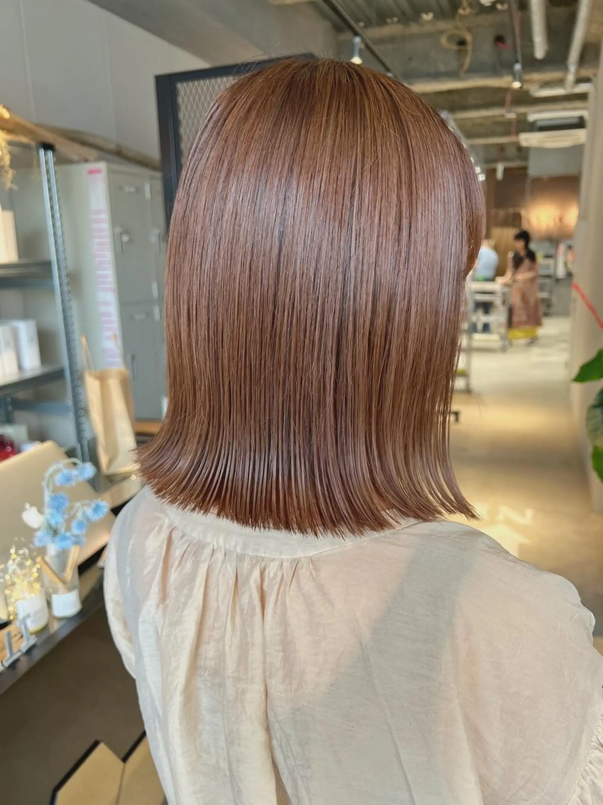 セミロング カット ヘアカラー 大澤 叶方のヘアスタイル