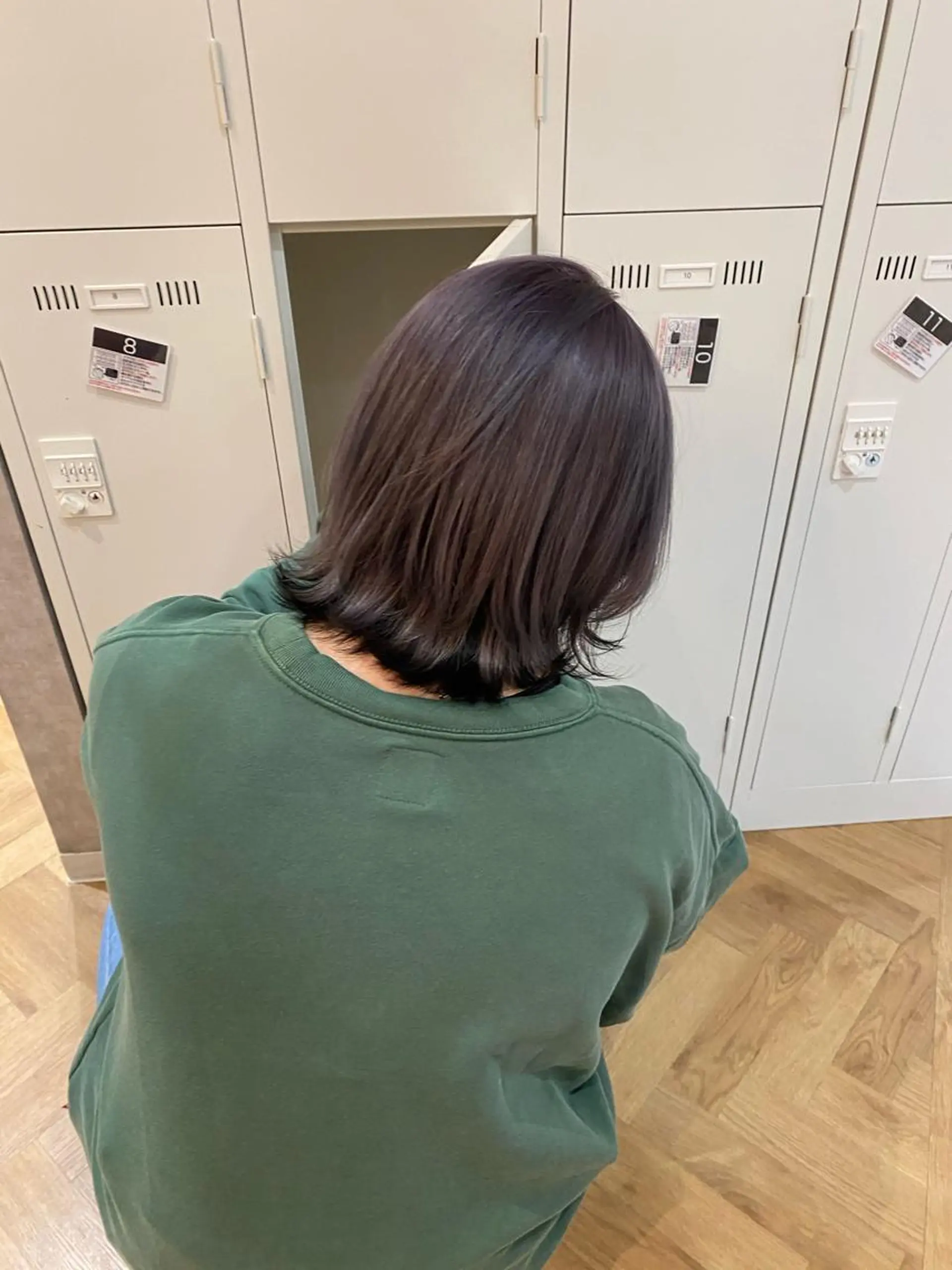 カラー ラベンダーカラー Erina レイヤー/似合わせ♡のヘアスタイル