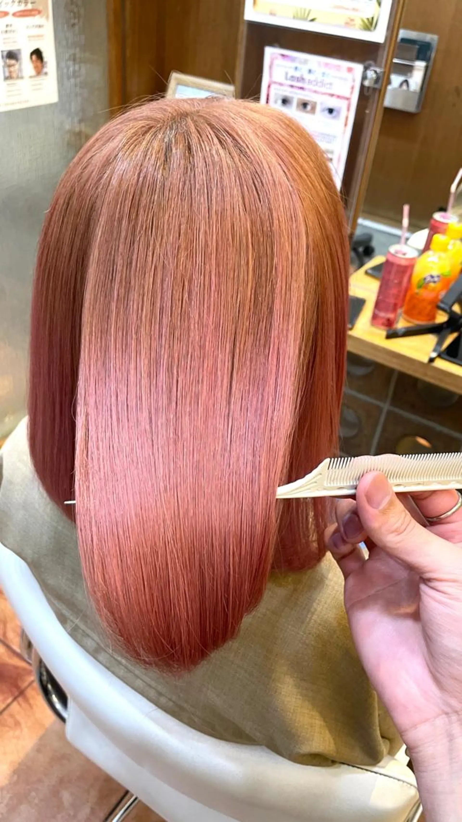 セミロング 髪質改善 トリートメント トリートメント ✨美髪矯正&ショート の小林✨のヘアスタイル