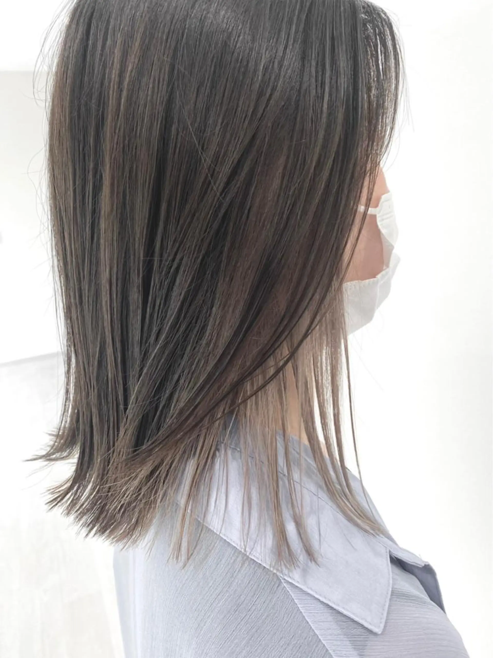 ミディアム カラー カット ヘアカラー トリートメント 【tejina】 横塚勇也のヘアスタイル