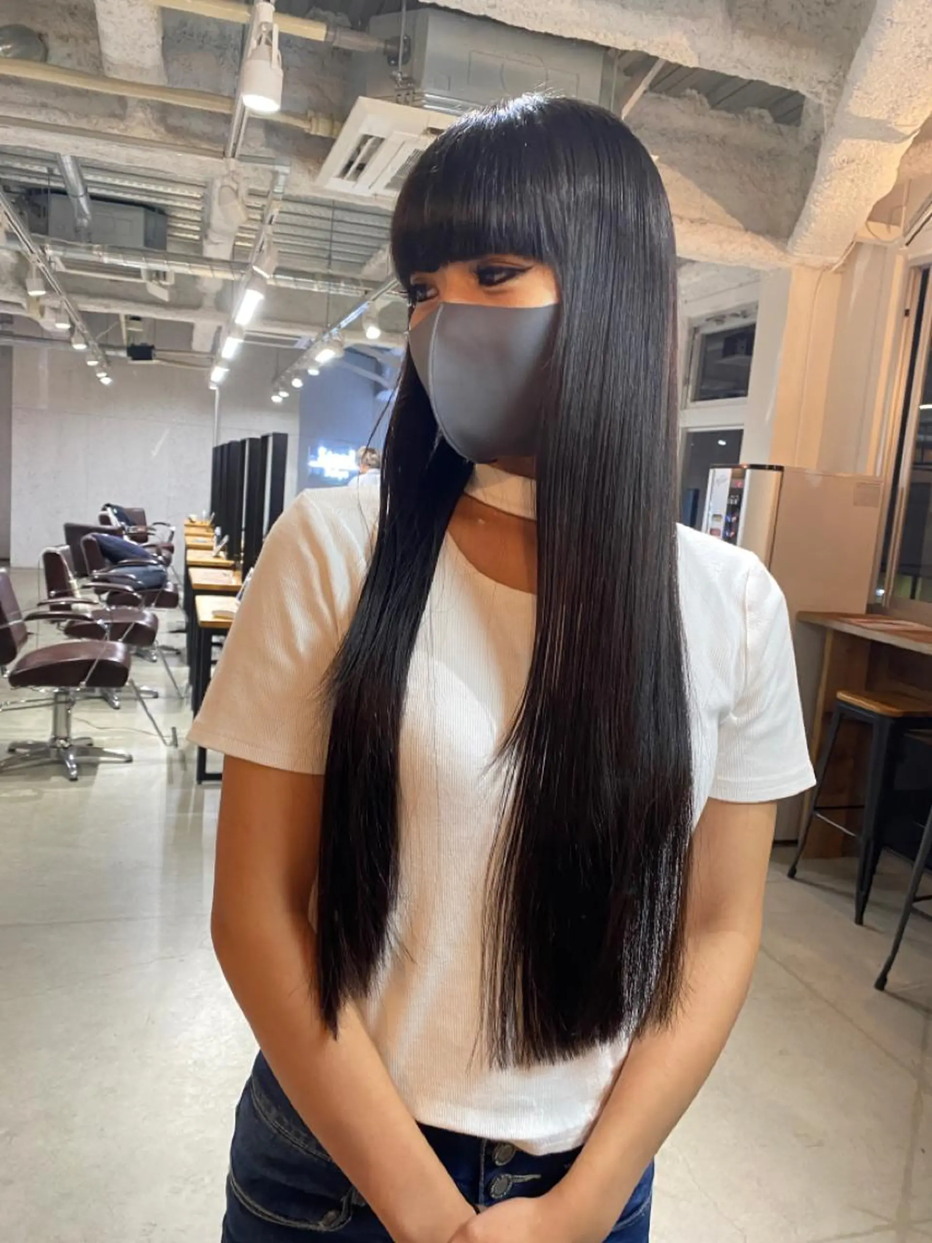 ロング パーマ KOOKI スティードトーキョーのヘアスタイル