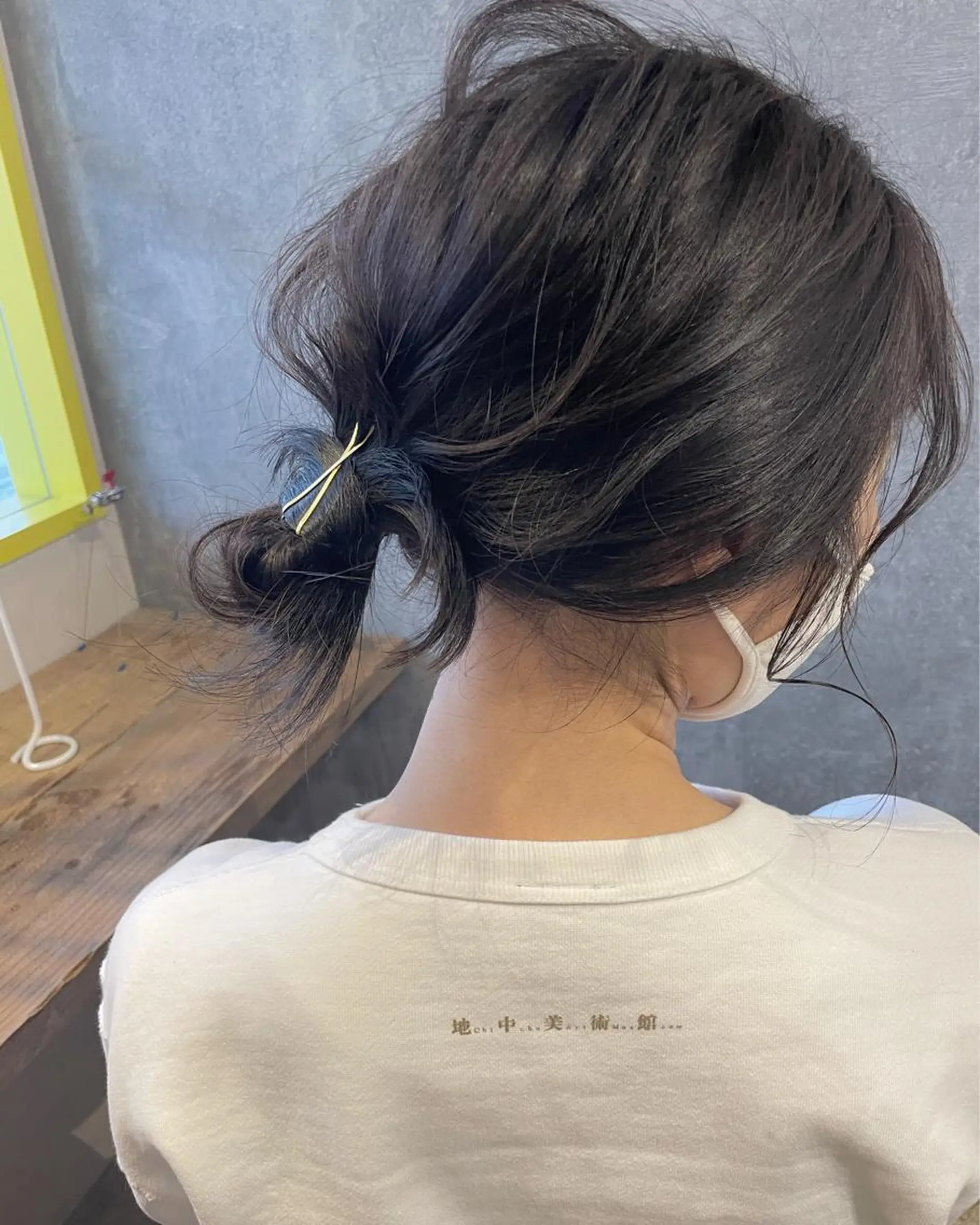 ヘアアレンジ お団子ヘア かわなか まいのヘアスタイル