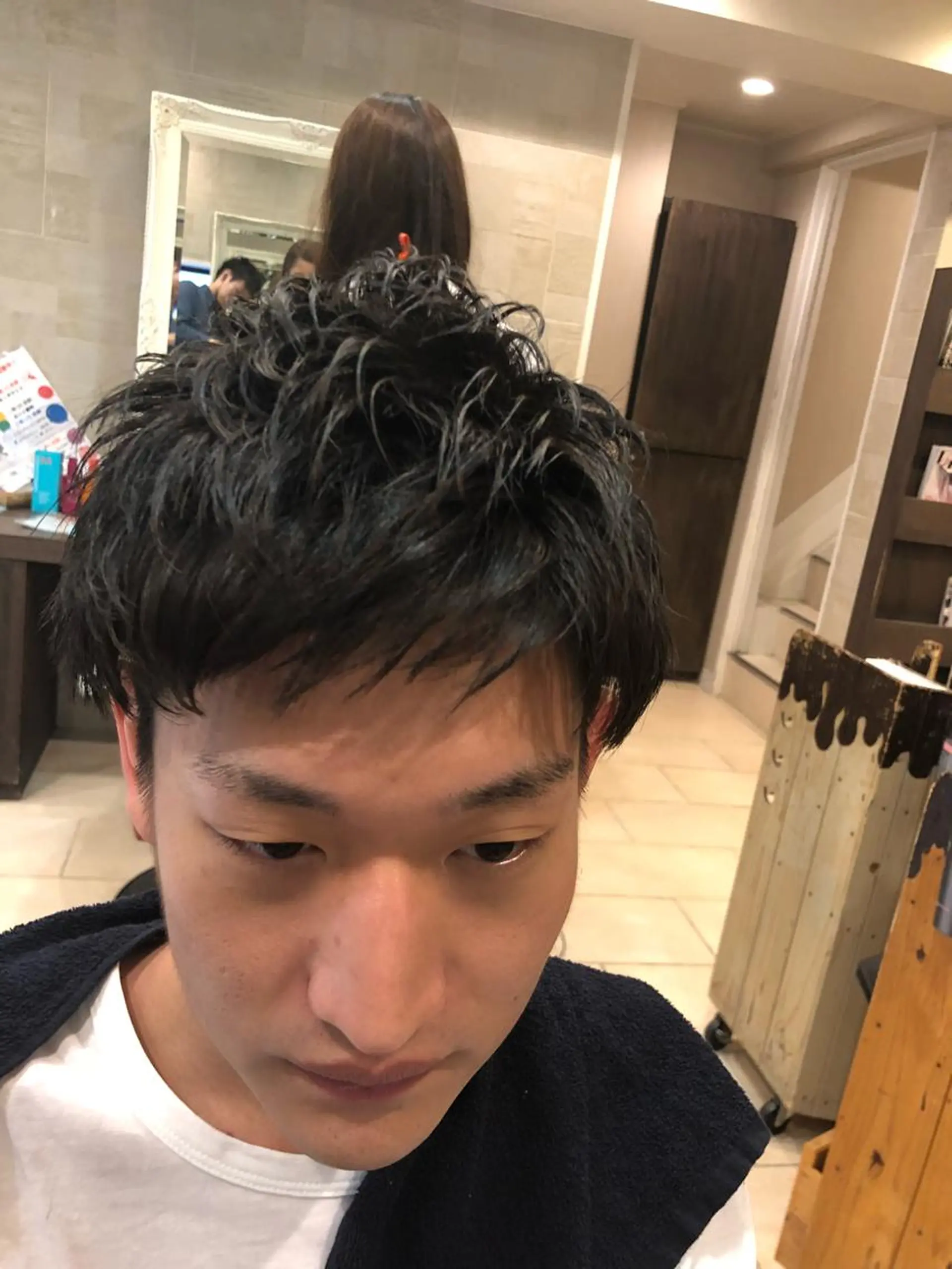 ショート パーマ メンズ 💈大人の渋髪💈 店長　大橋侑弥のヘアスタイル