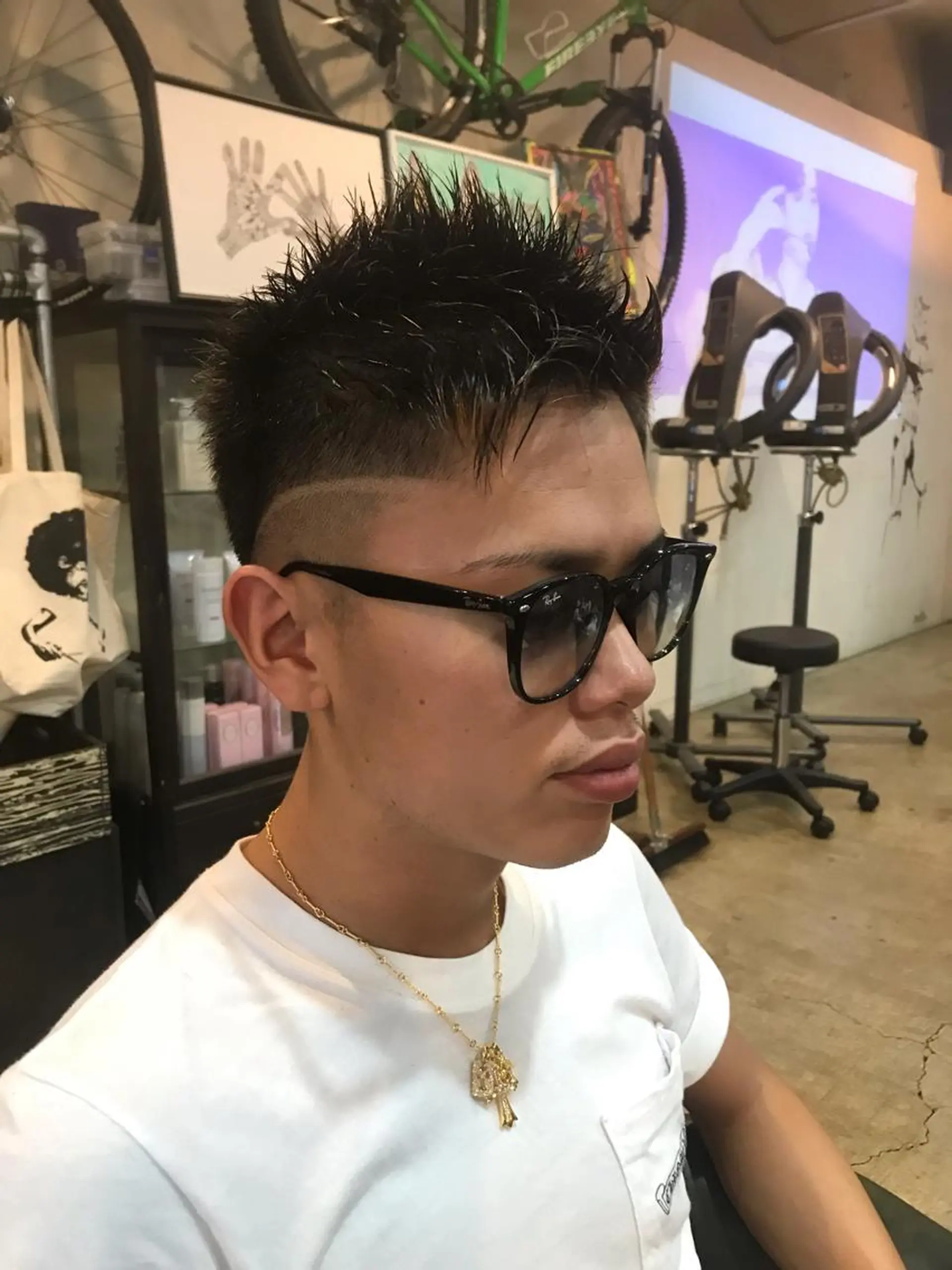 メンズ フェードカット モヒカン カット ISUTA所属・ISUTA　中村 翔のヘアスタイル