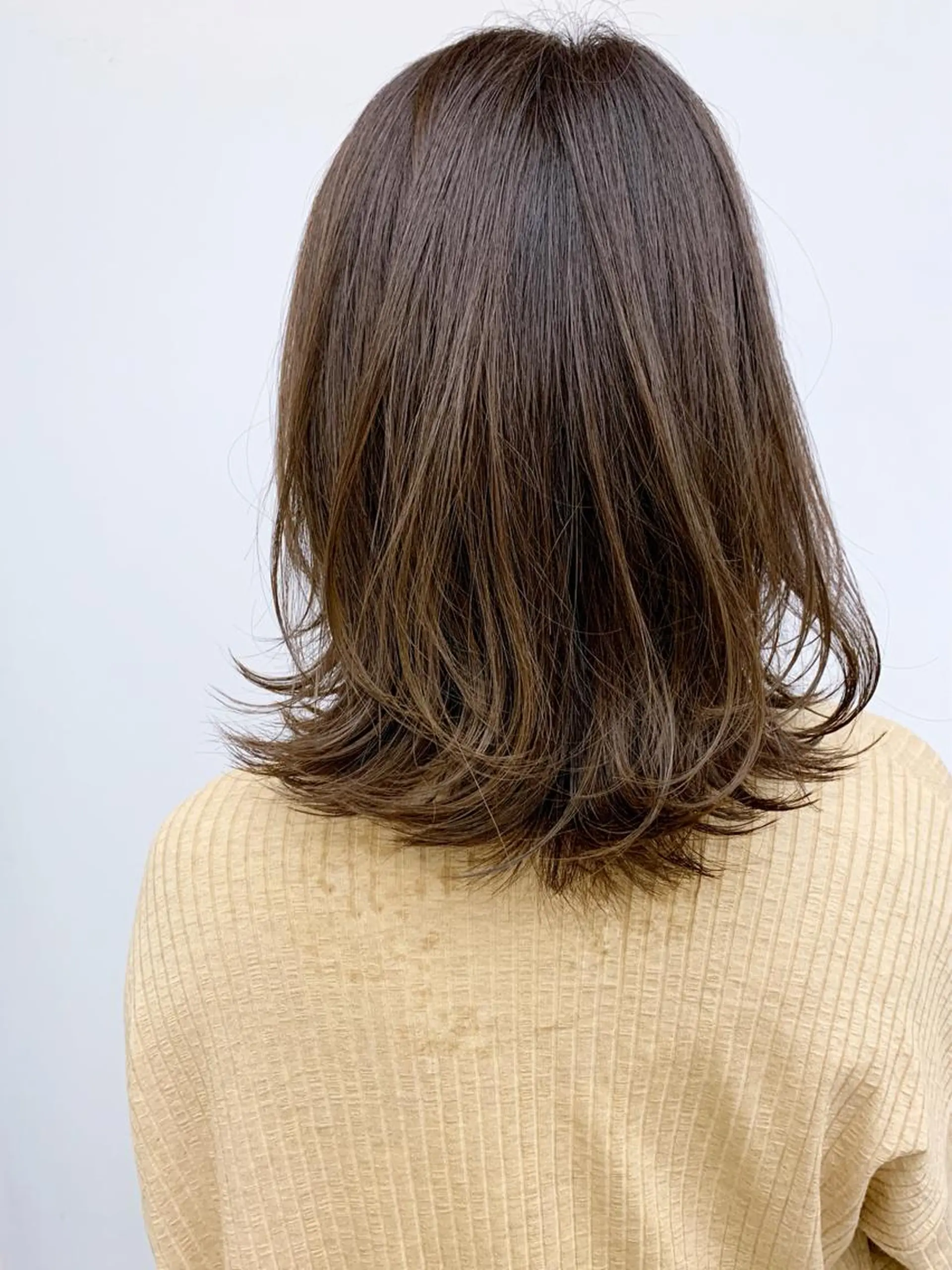 ミディアム fhami 店長 髪質改善　DAITOのヘアスタイル