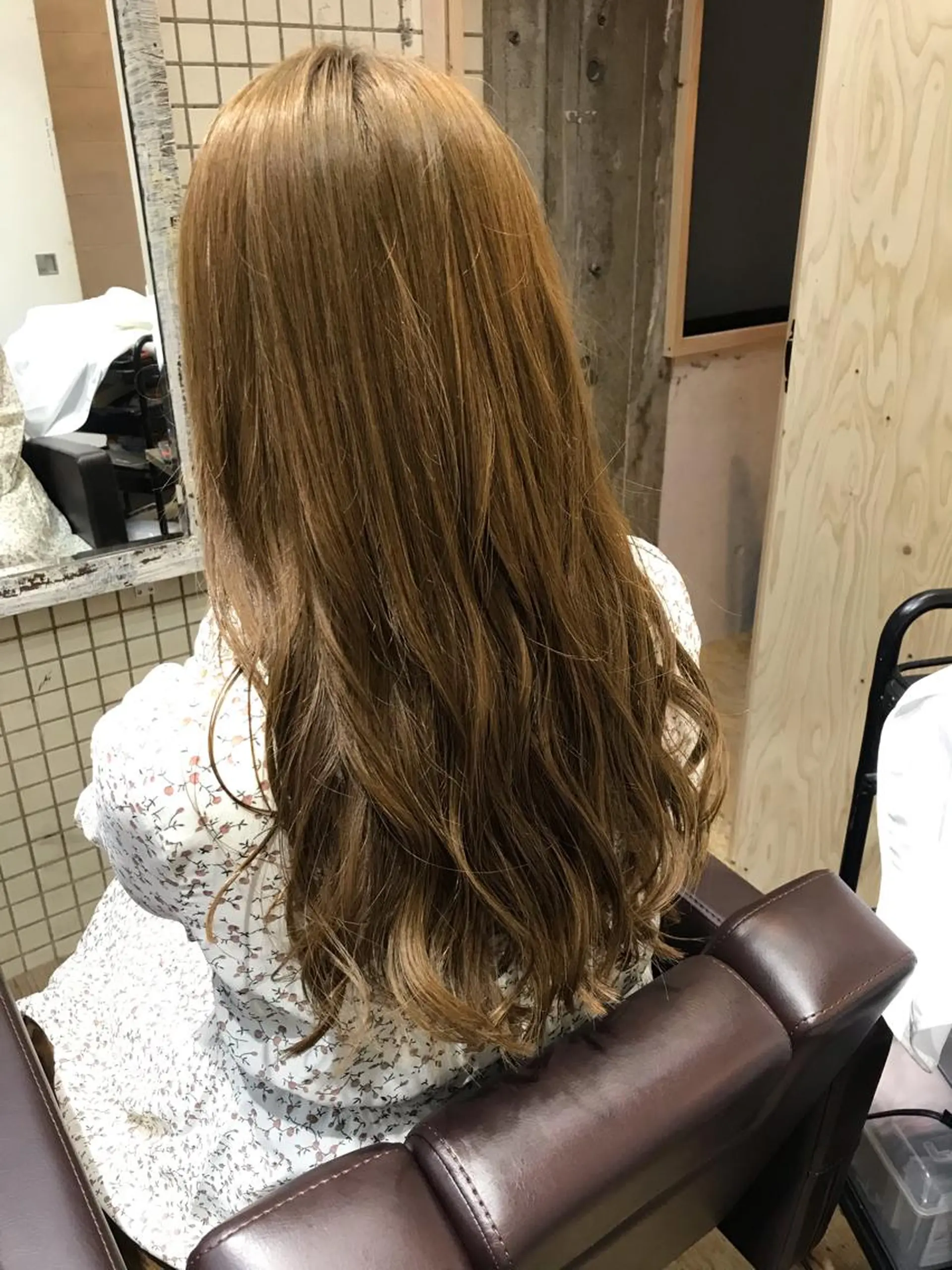 ロング カラー 髪質改善＆縮毛矯正 三上大地のヘアスタイル