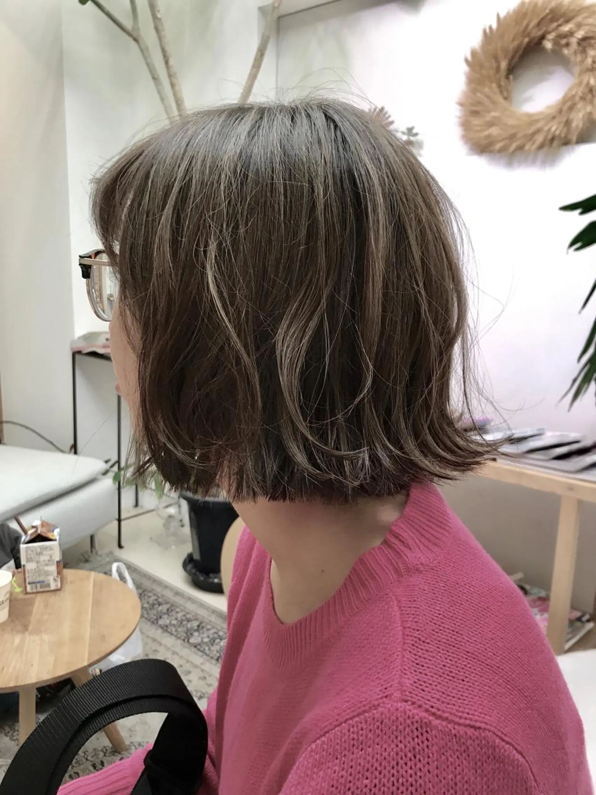 ミディアム カラー ヘアカラー トリートメント 平田 健一のヘアスタイル