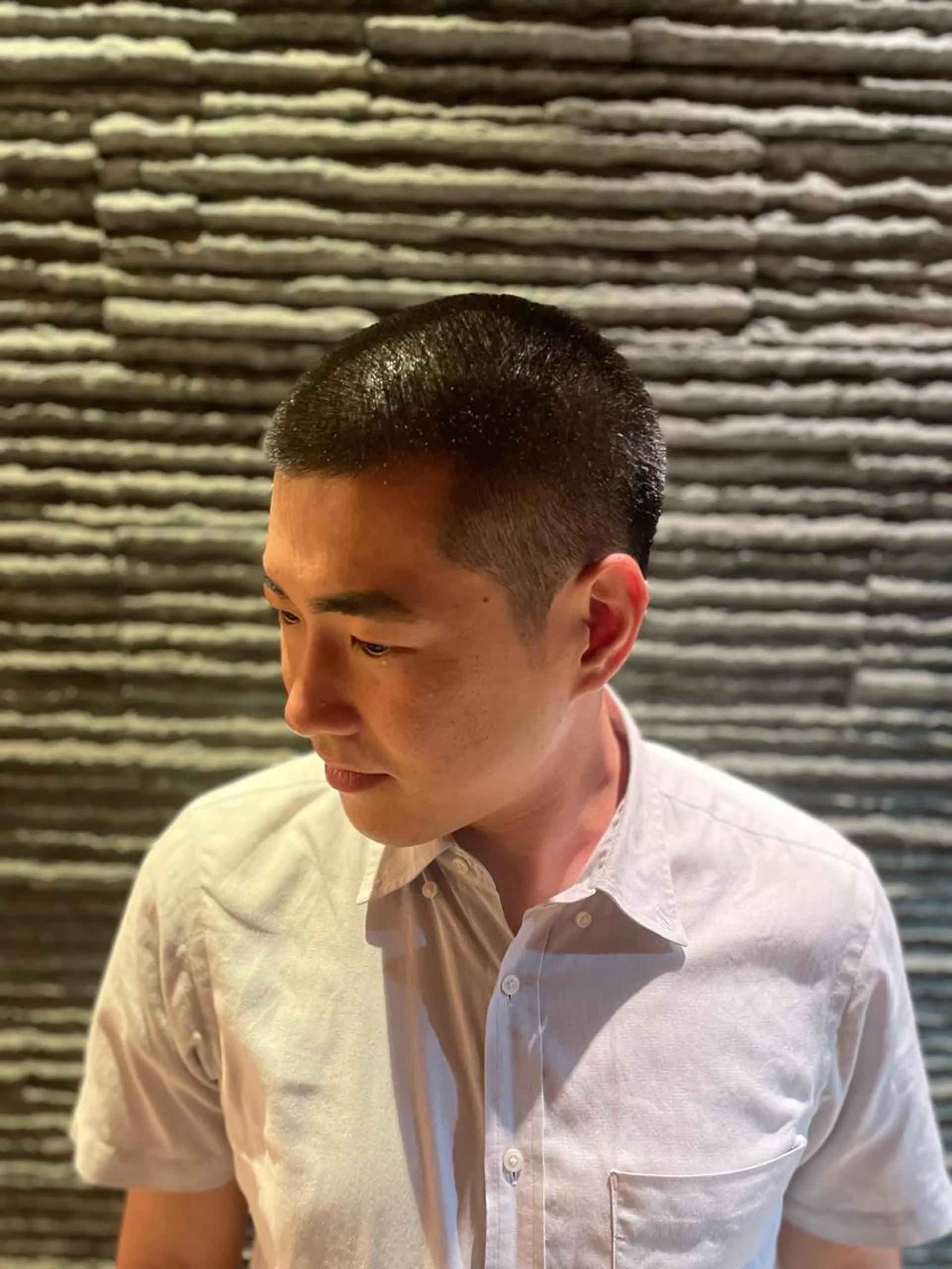 ショート メンズ 飯野 公紀のヘアスタイル